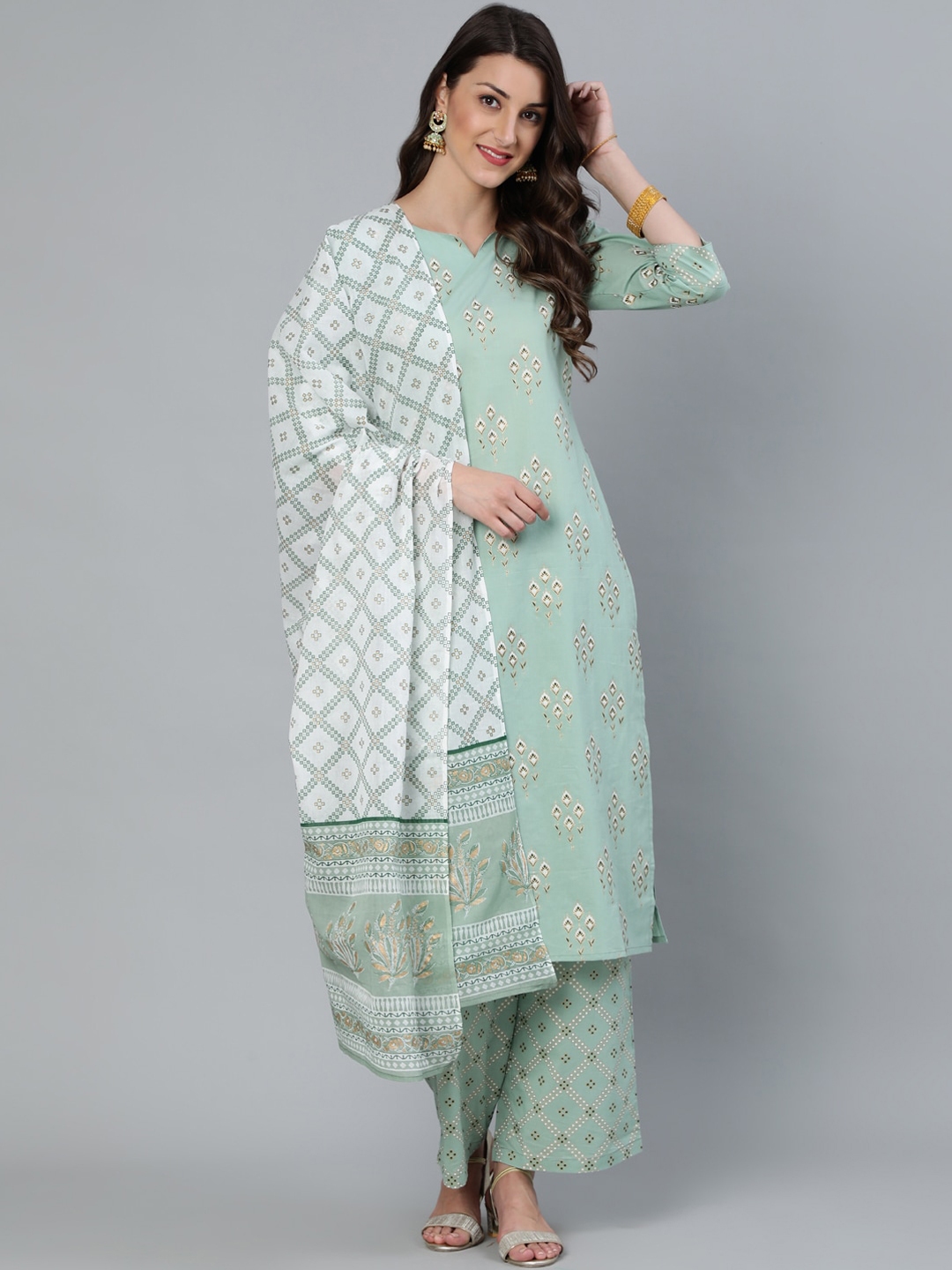 kurti plazo set with dupatta for wedding