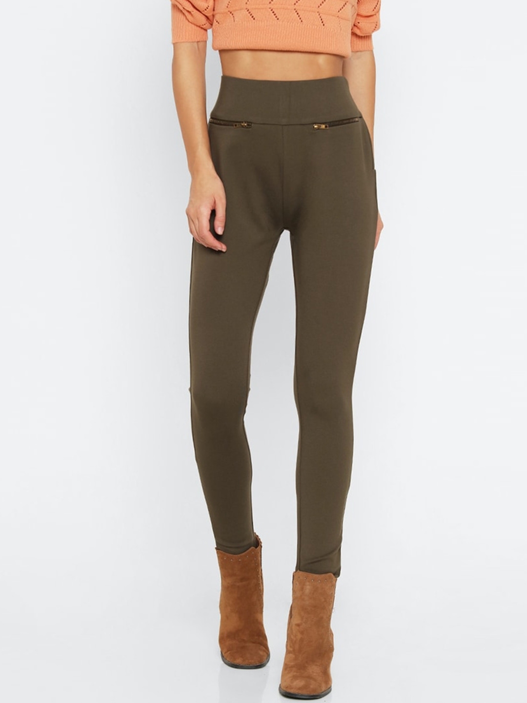 olive green leggings nike