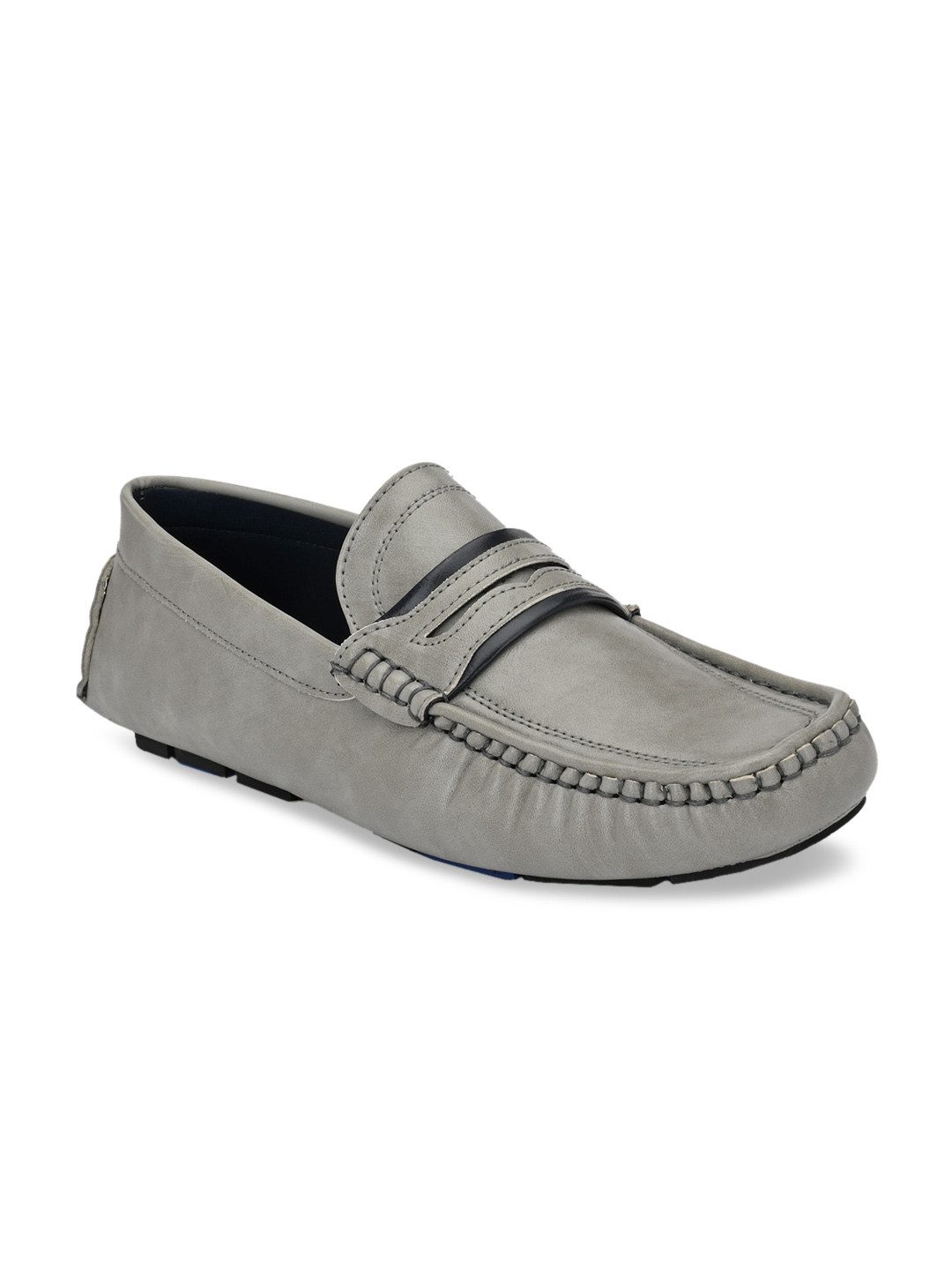 Buy Mast & Harbour Men Grey Driving Shoes Casual Shoes for Men