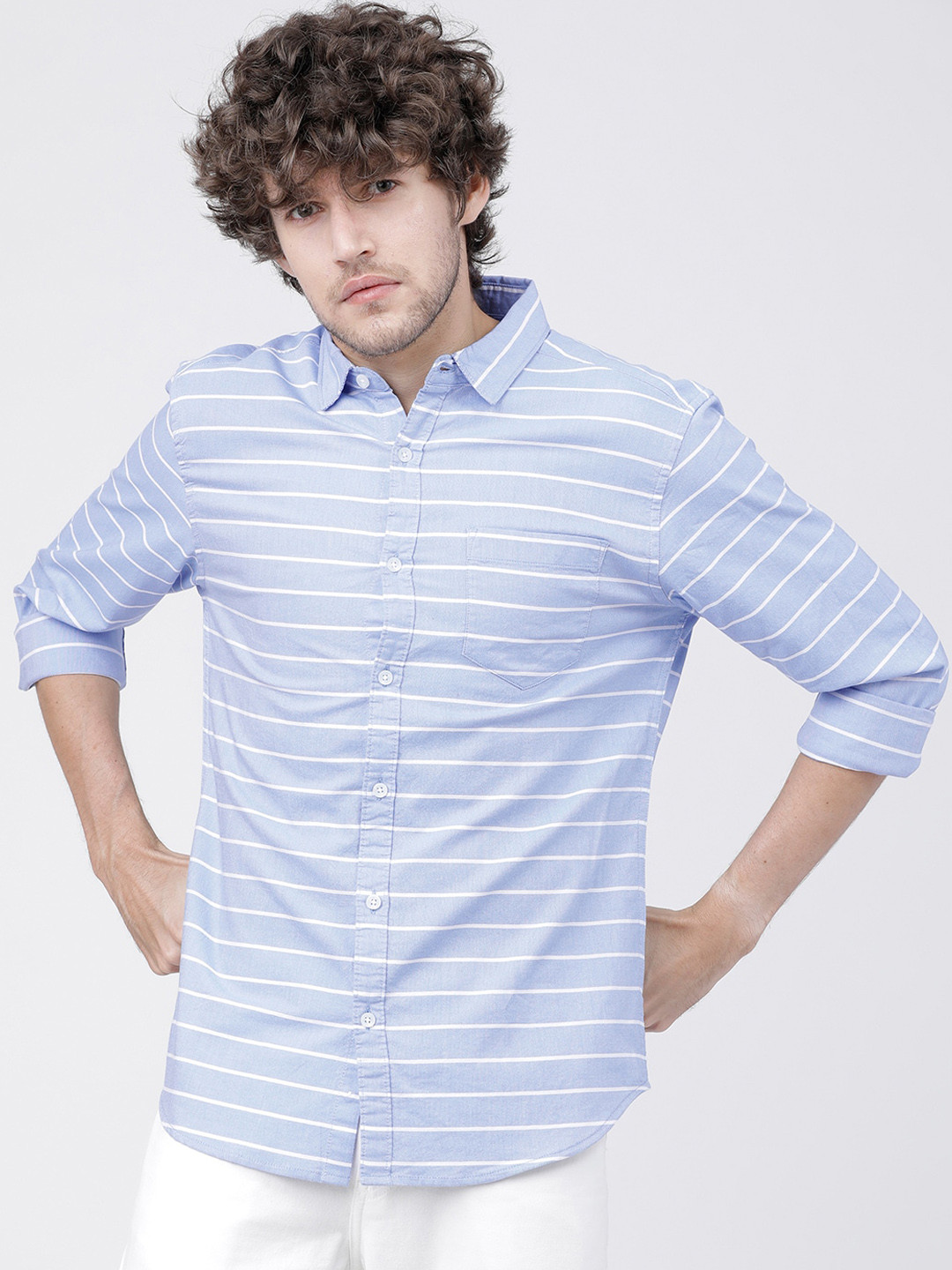 highlander men printed casual multicolor shirt