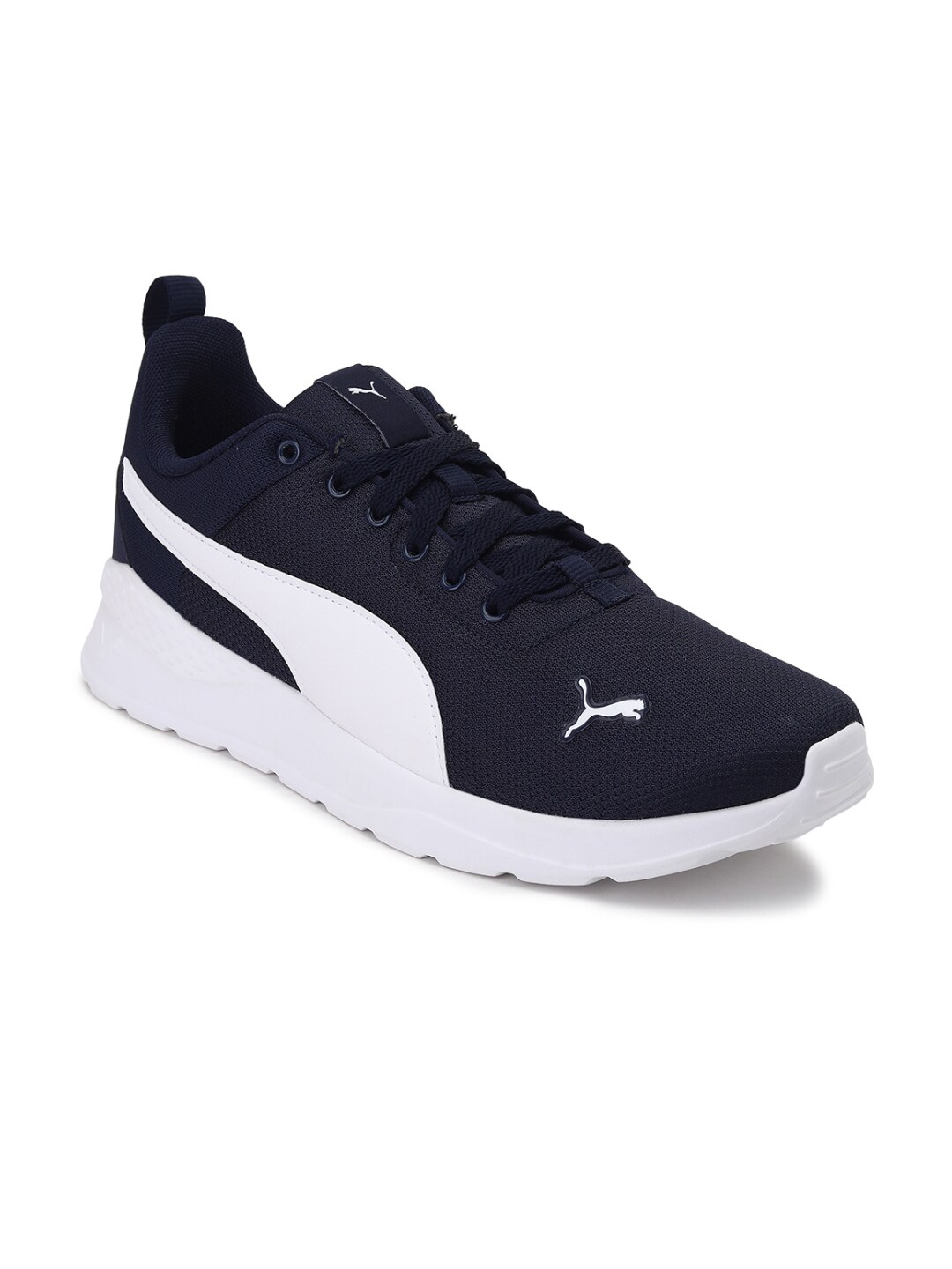 Buy Puma Unisex Navy Blue Mesh Running Shoes - Sports Shoes for Unisex ...