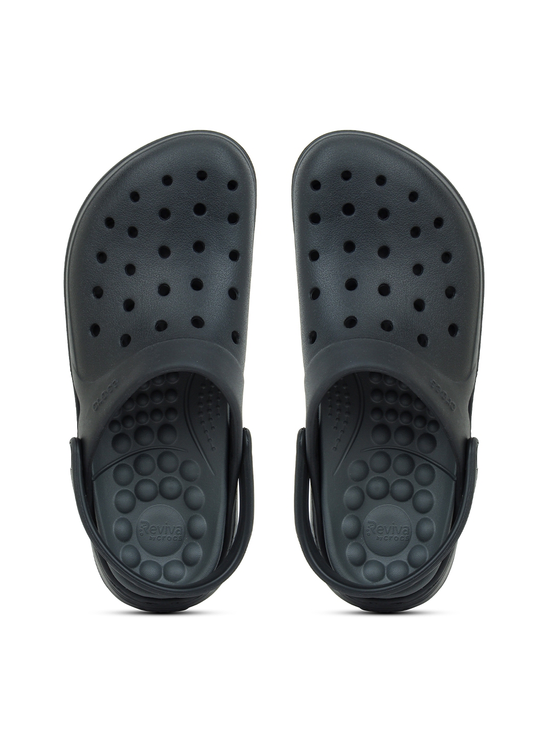 Buy Crocs Unisex Black Reviva Clogs - Flip Flops for Unisex 14278502 ...