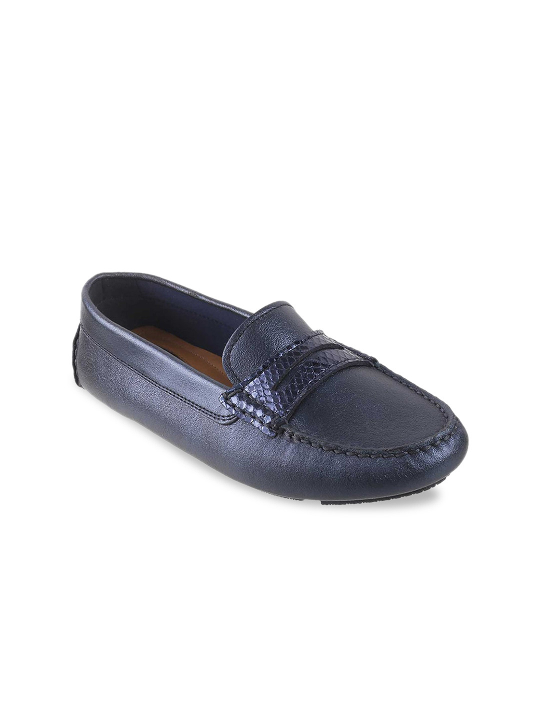 Buy DAVINCHI Women Navy Blue Driving Shoes Casual Shoes for Women