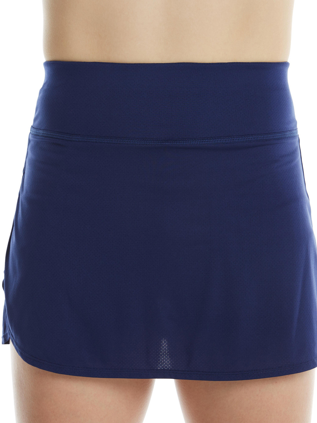 Buy PERFLY By Decathlon Women Navy Blue Solid A Line Mini Skirt