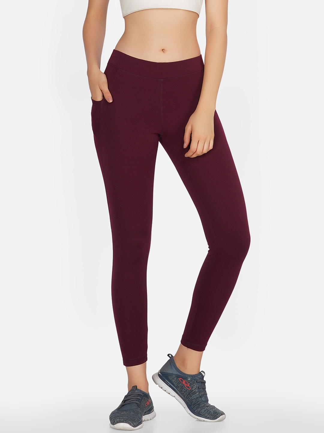 nike maroon tights