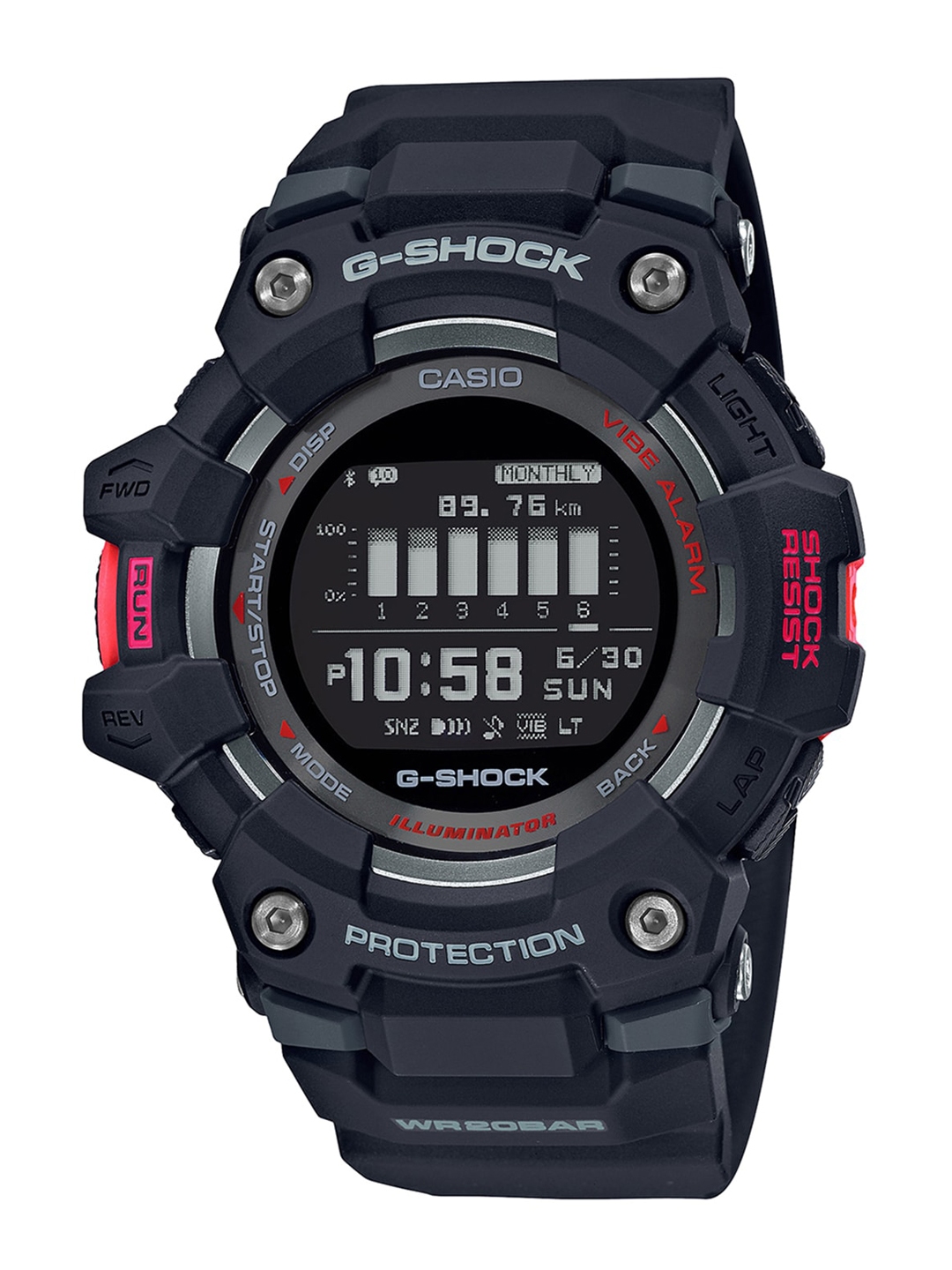 Buy CASIO Men Black Digital Smart Watch - Smart Watches for Men ...
