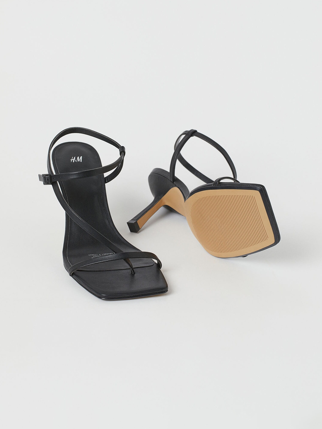 square toe heels h&m