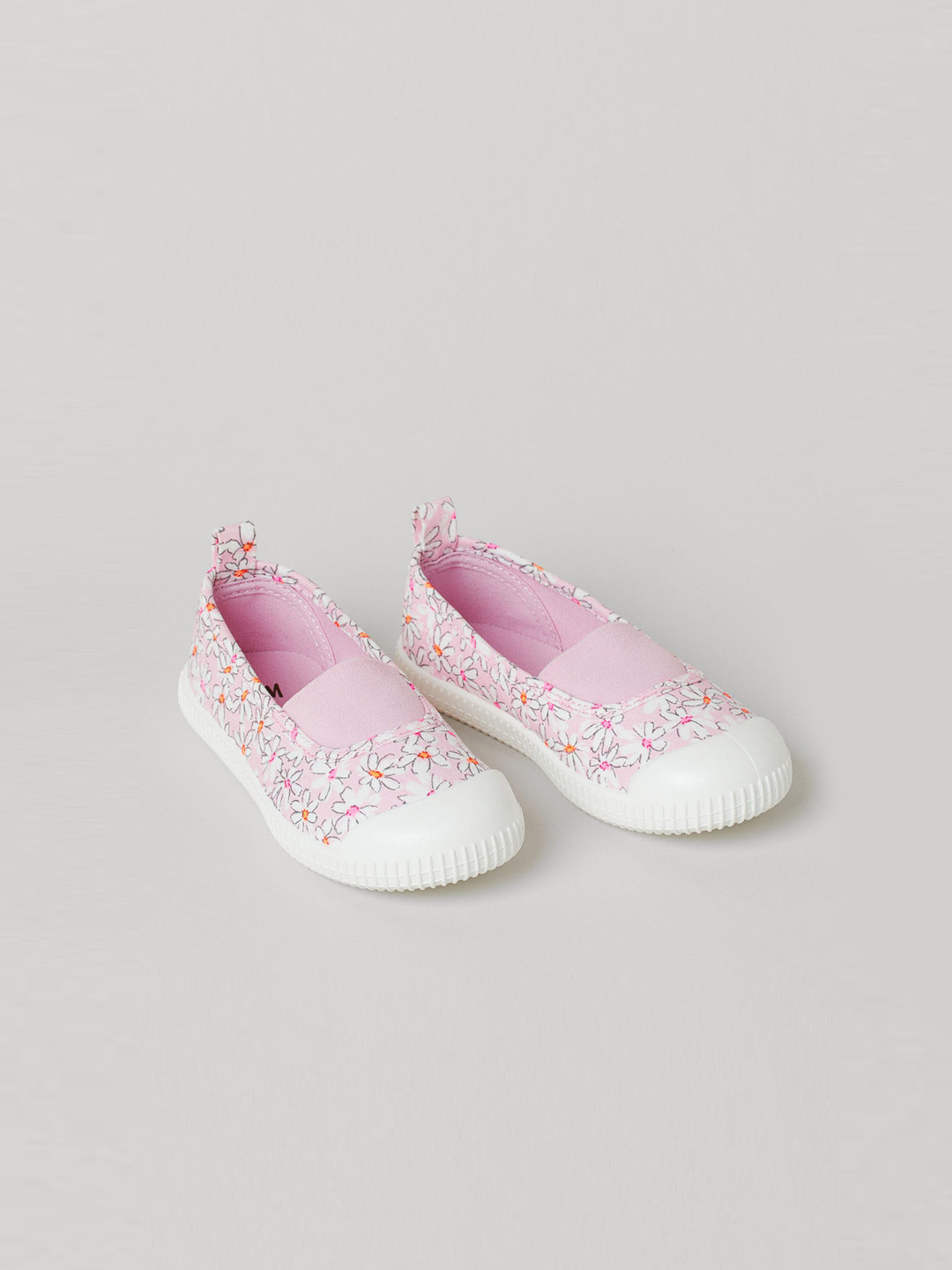 Buy H&M Girls Purple Floral Printed Ballerina Trainers Casual Shoes