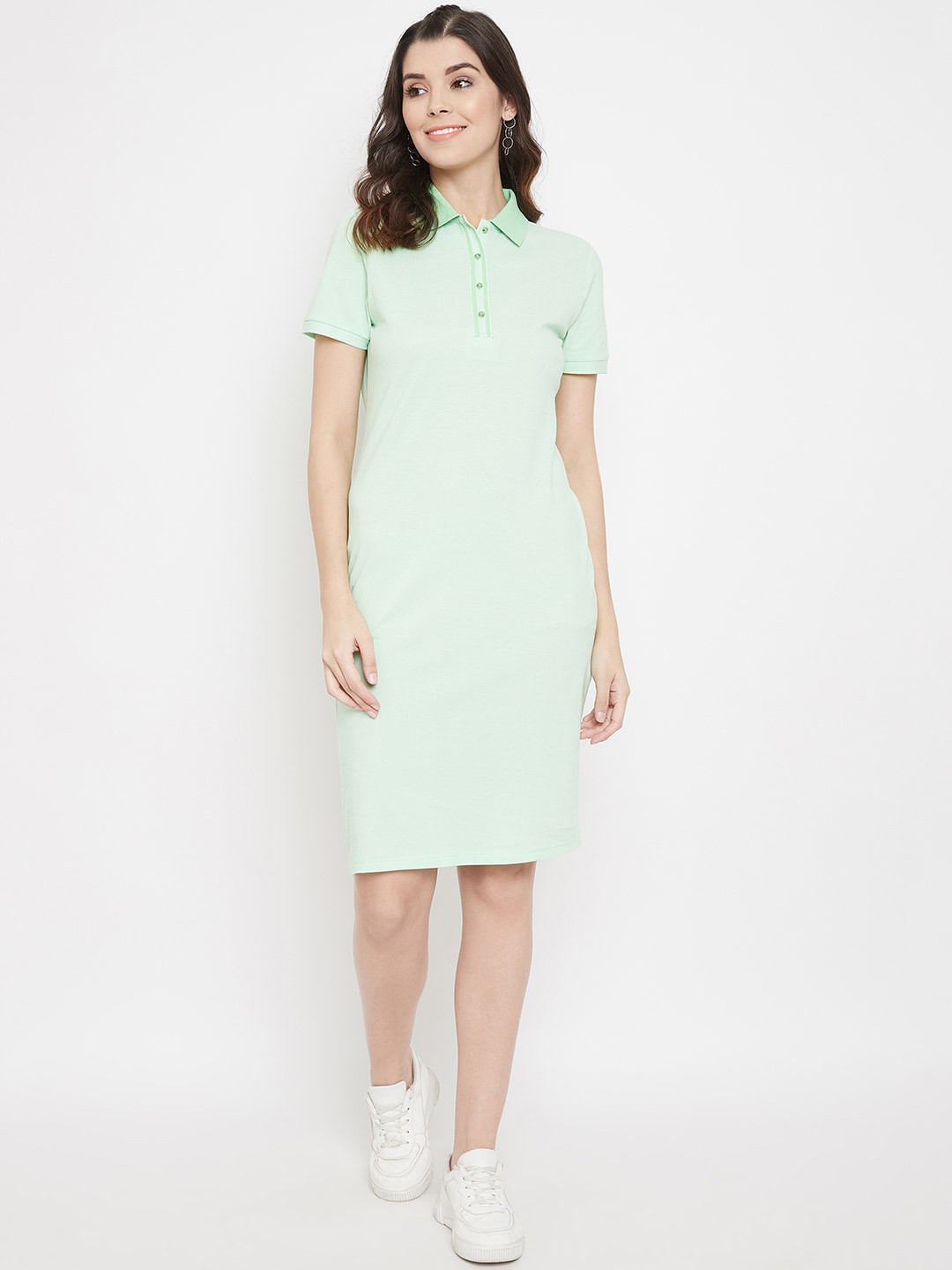 Buy Madame Green T Shirt Dress Dresses for Women 14362254 Myntra
