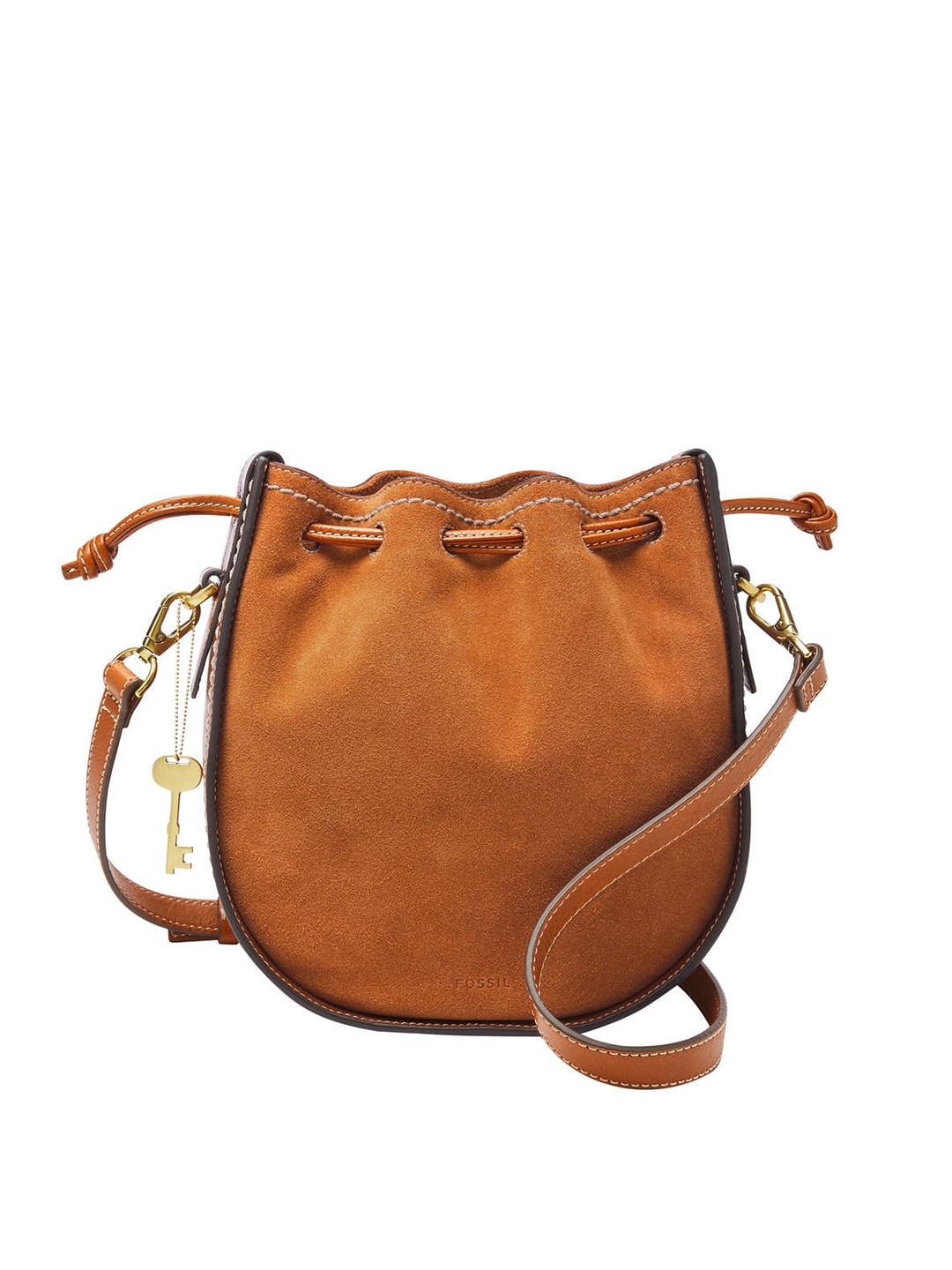 fossil sling bag leather