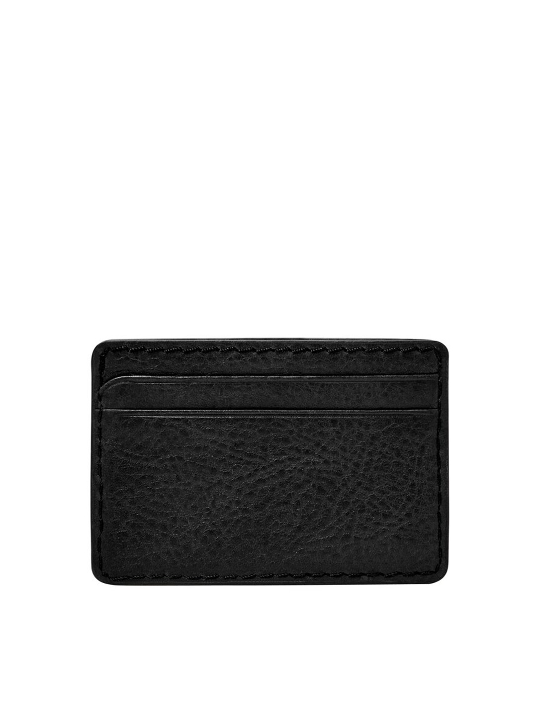 Buy Fossil Men Black Beck Leather Card Holder Wallets for Men