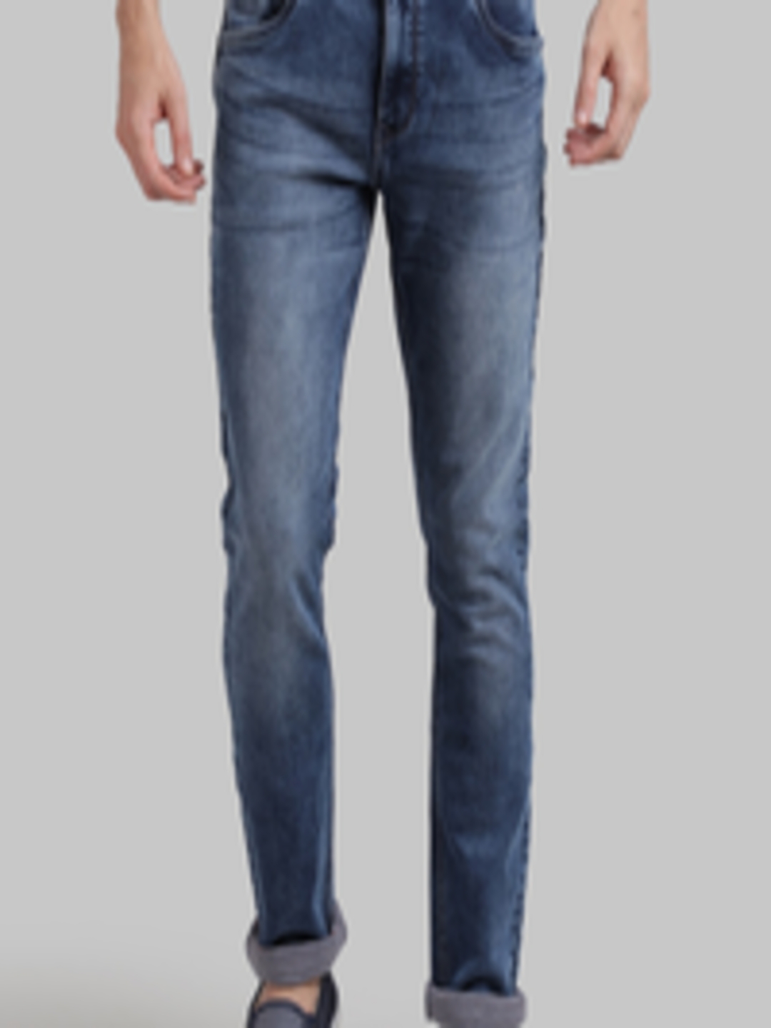 Buy Parx Men Blue Skinny Fit Heavy Fade Jeans - Jeans for Men 14397246 ...