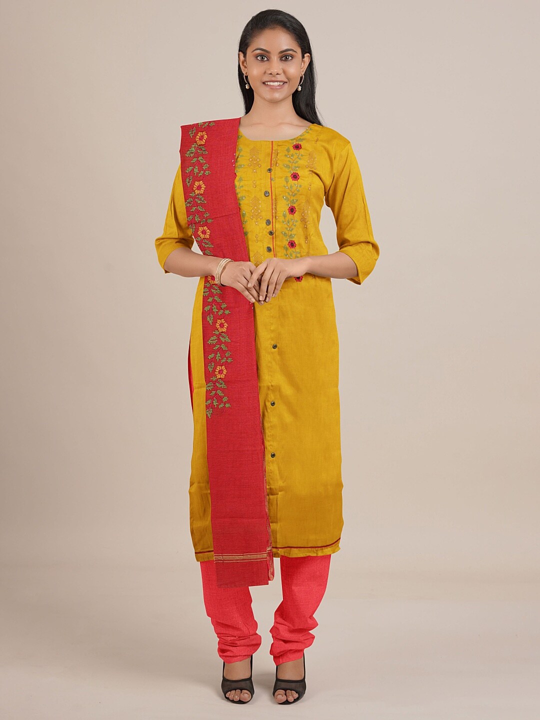 cotton salwar materials in pothys