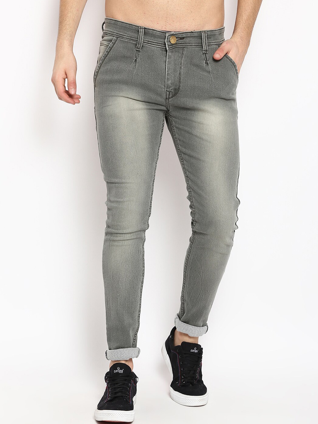 mens light green jeans