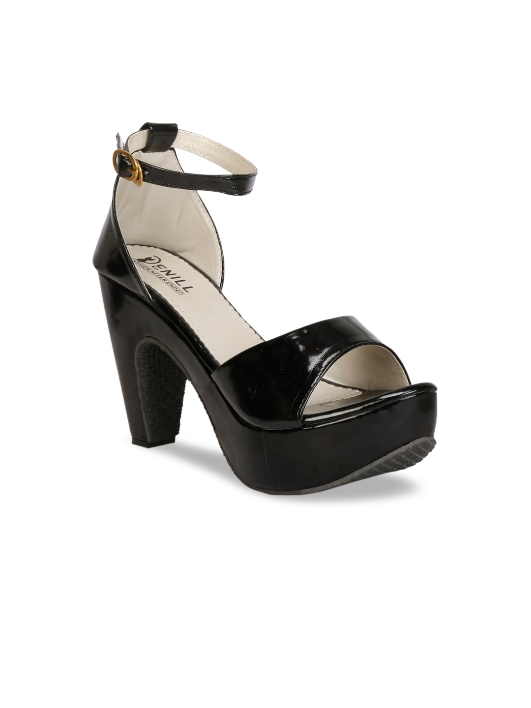 Buy Denill Women Black Solid Block Heels - Heels for Women 14236420 ...