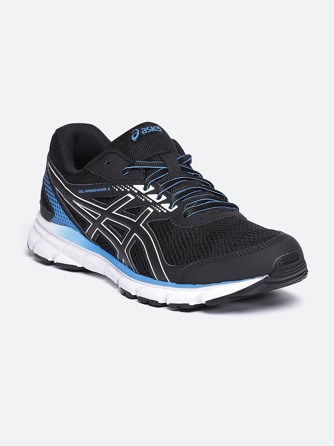 Buy ASICS Gel Windhawk 3 Men Black Synthetic Running Shoes Sports Shoes for Men 14435594 Myntra