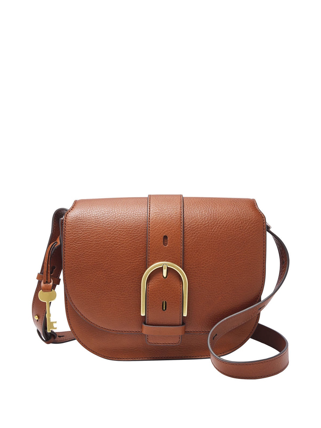 fossil sling bag leather