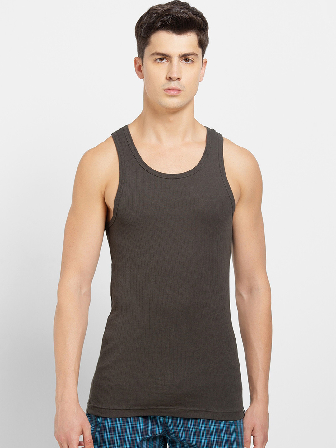 Buy Jockey Men Super Combed Ribbed Racer Back T Shirt Vest 9922 0101 Innerwear Vests for Men