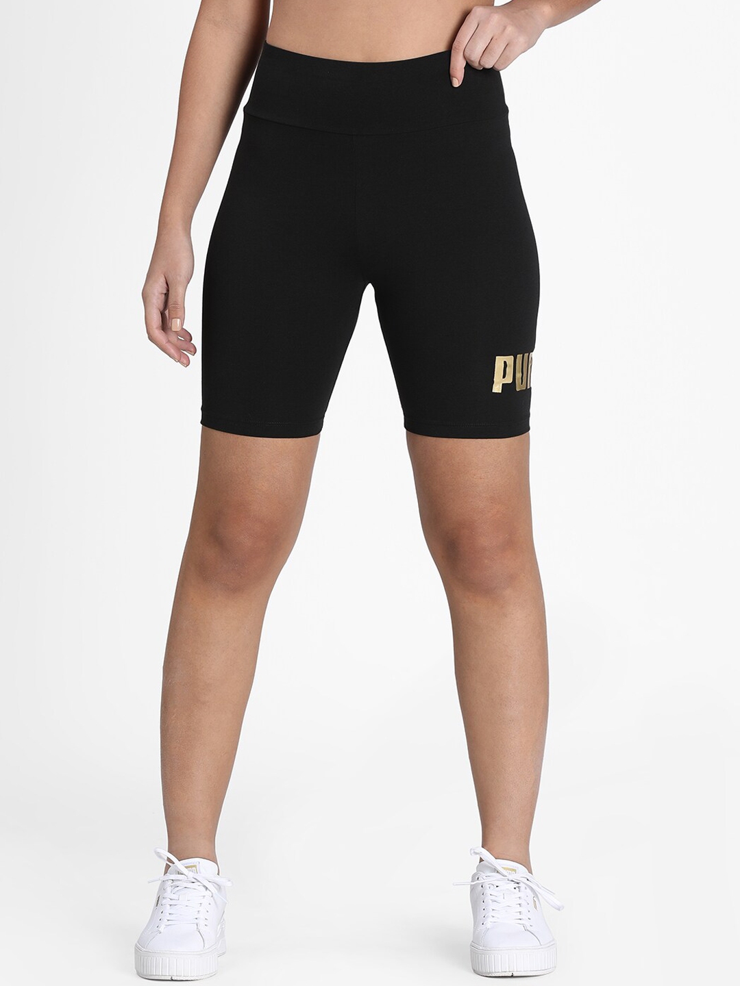 puma leggings black and white