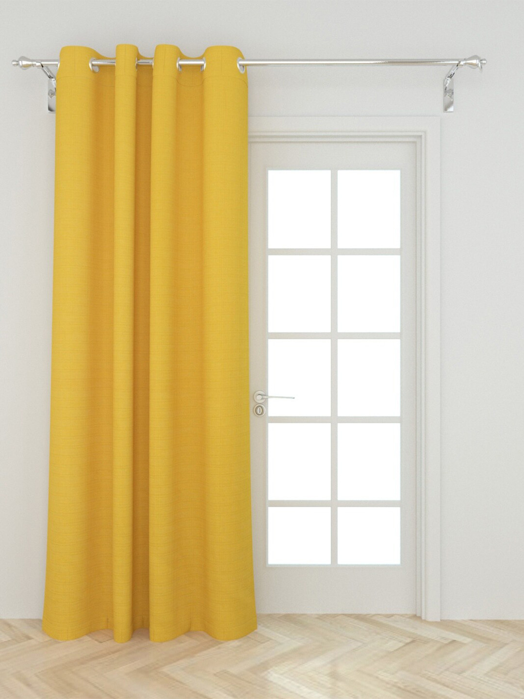 Buy Home Centre Yellow Door Curtain Curtains And Sheers for Unisex
