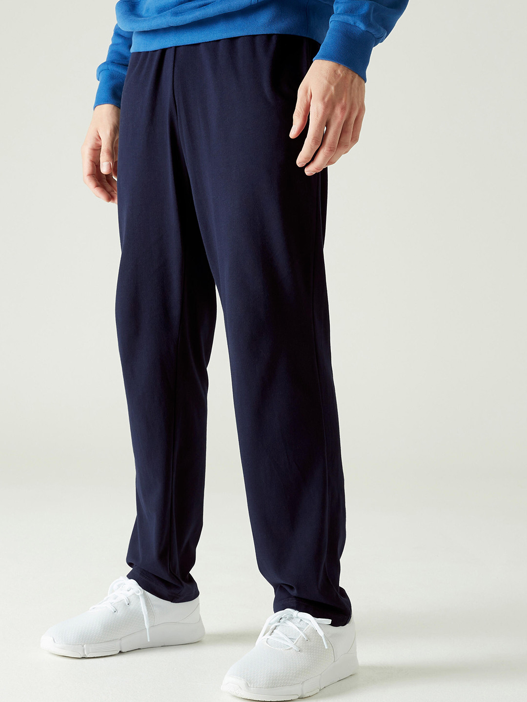Buy NYAMBA By Decathlon Men Navy Blue Fitness Pilates Track Pants
