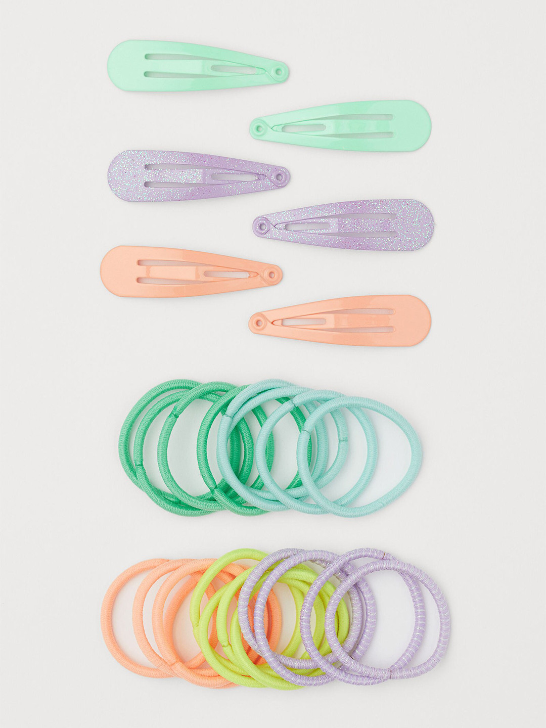 Buy H&M Set Of 26 Hair Elastics & Clips Hair Accessory for Girls