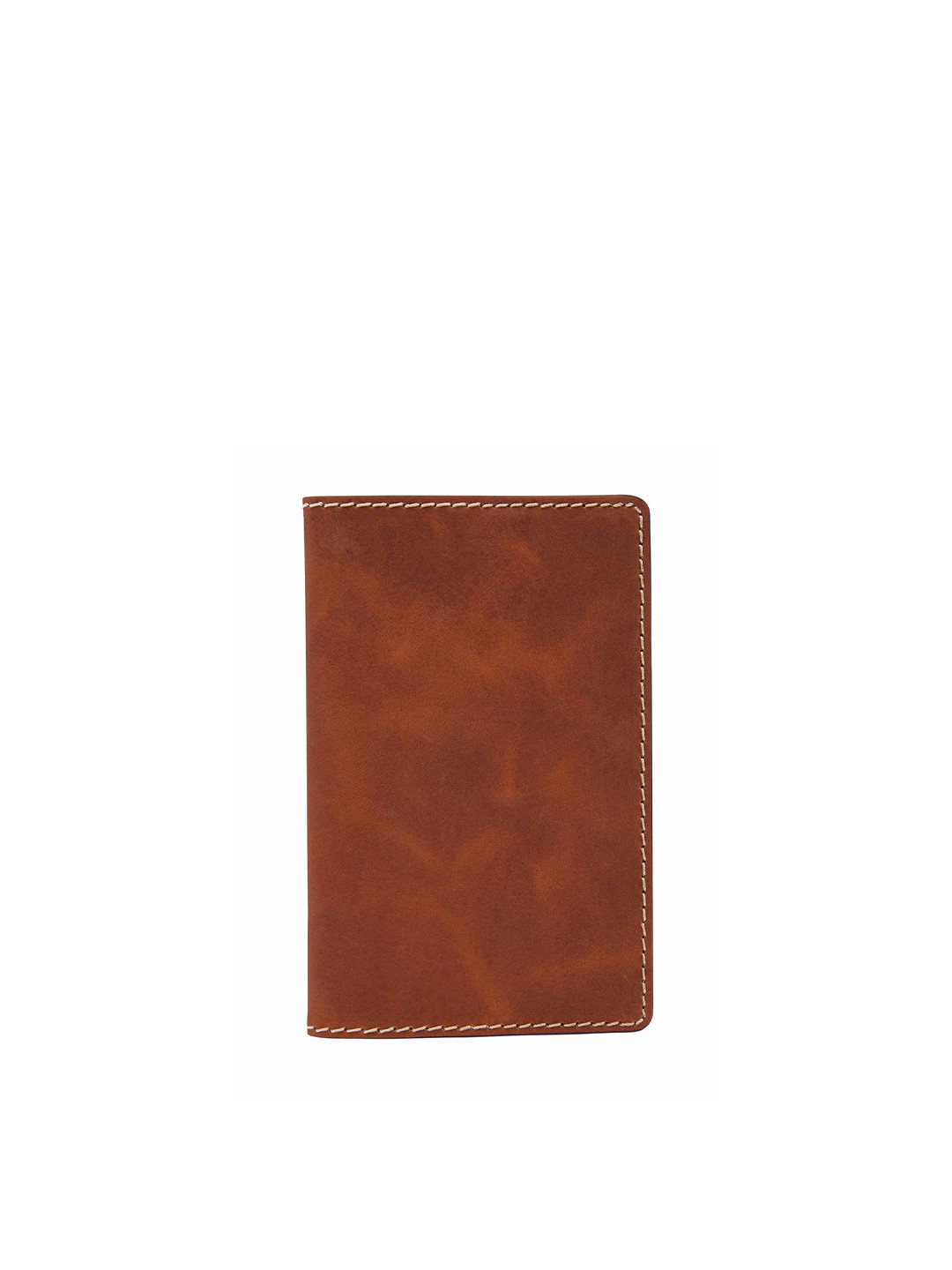 Buy Fossil Men Brown Solid Leather Card Holder Wallets for Men