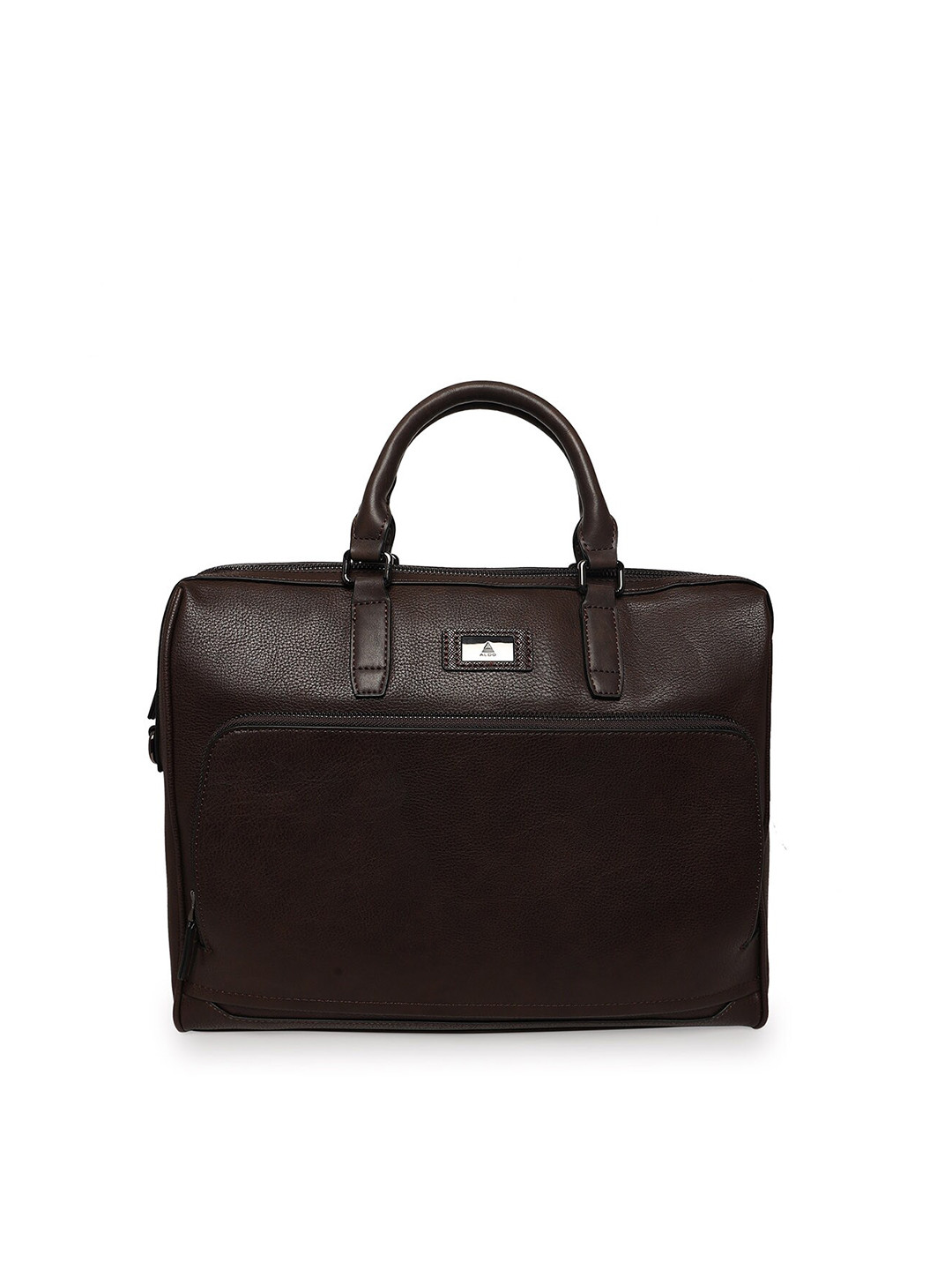 Buy ALDO Men Brown 18 Inch Textured PU Laptop Bag Laptop Bag for Men