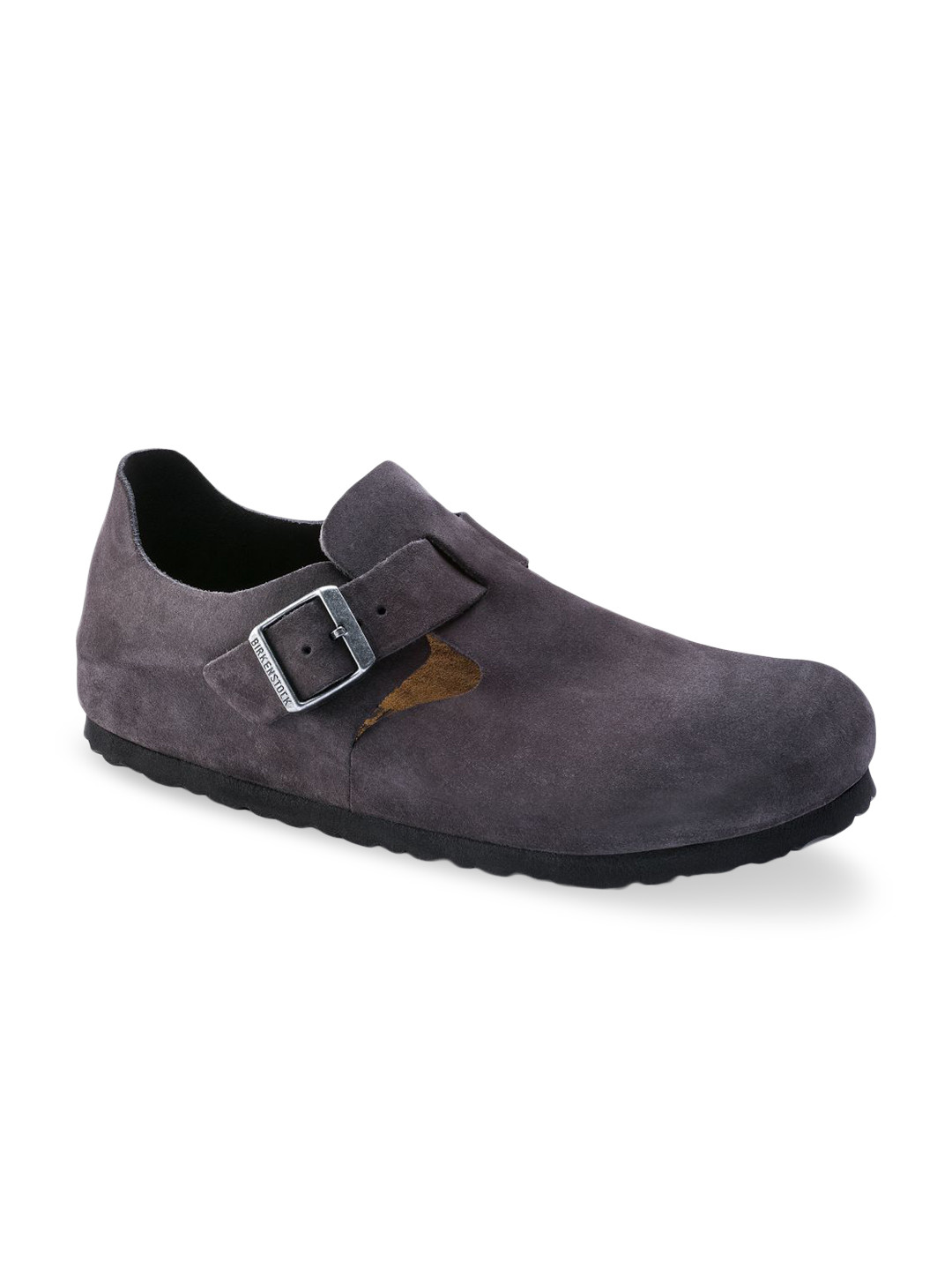 Buy Birkenstock London Suede Leather Grey Narrow Width Unisex Shoes - Casual Shoes for Unisex 