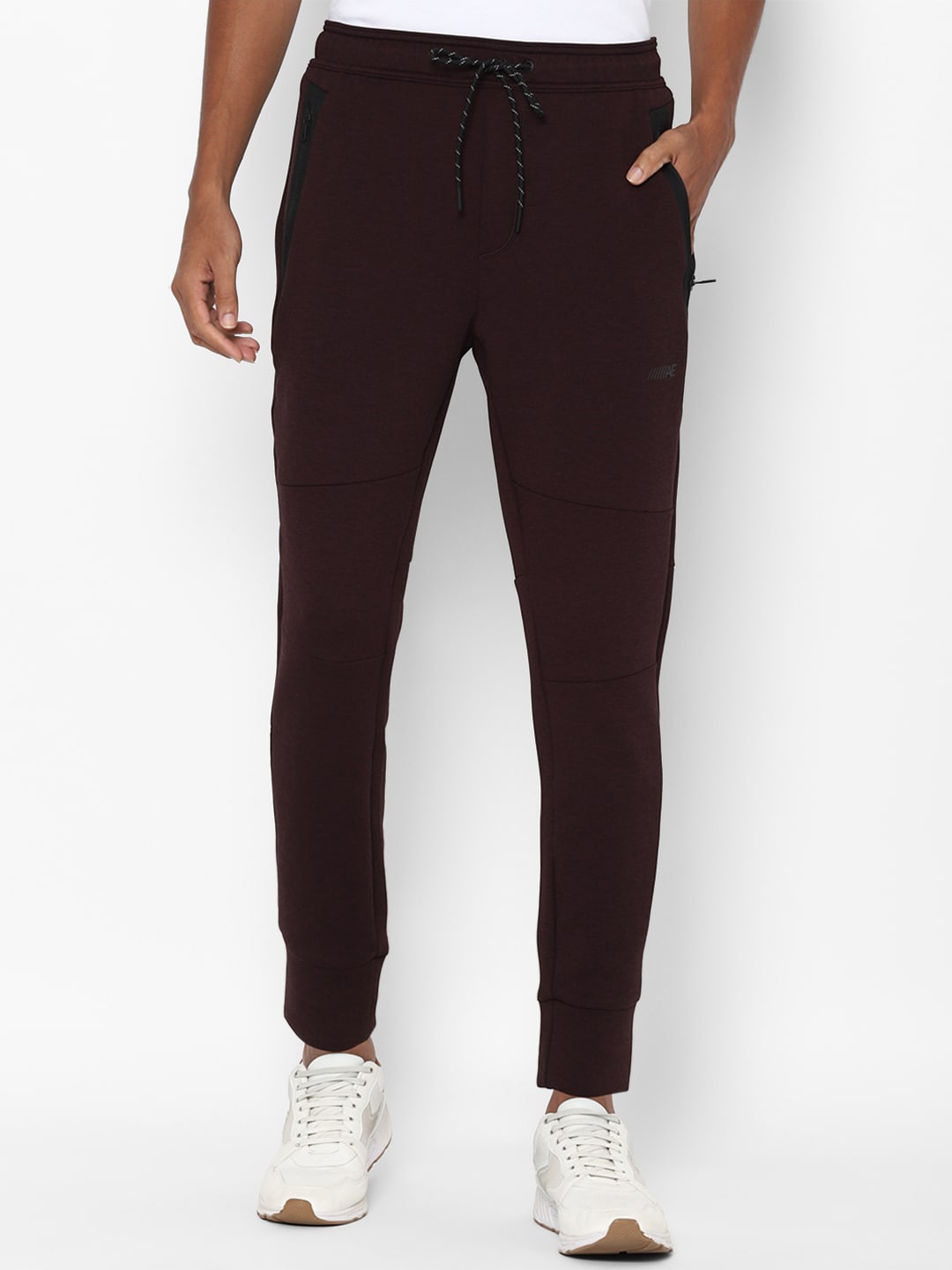 burgundy track pants mens