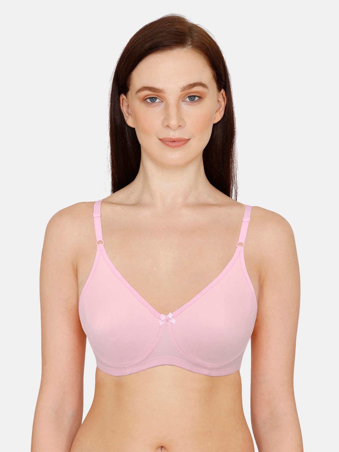 Buy Rosaline By Zivame Pink T Shirt Bra Half Coverage RO1035FASHAPINK