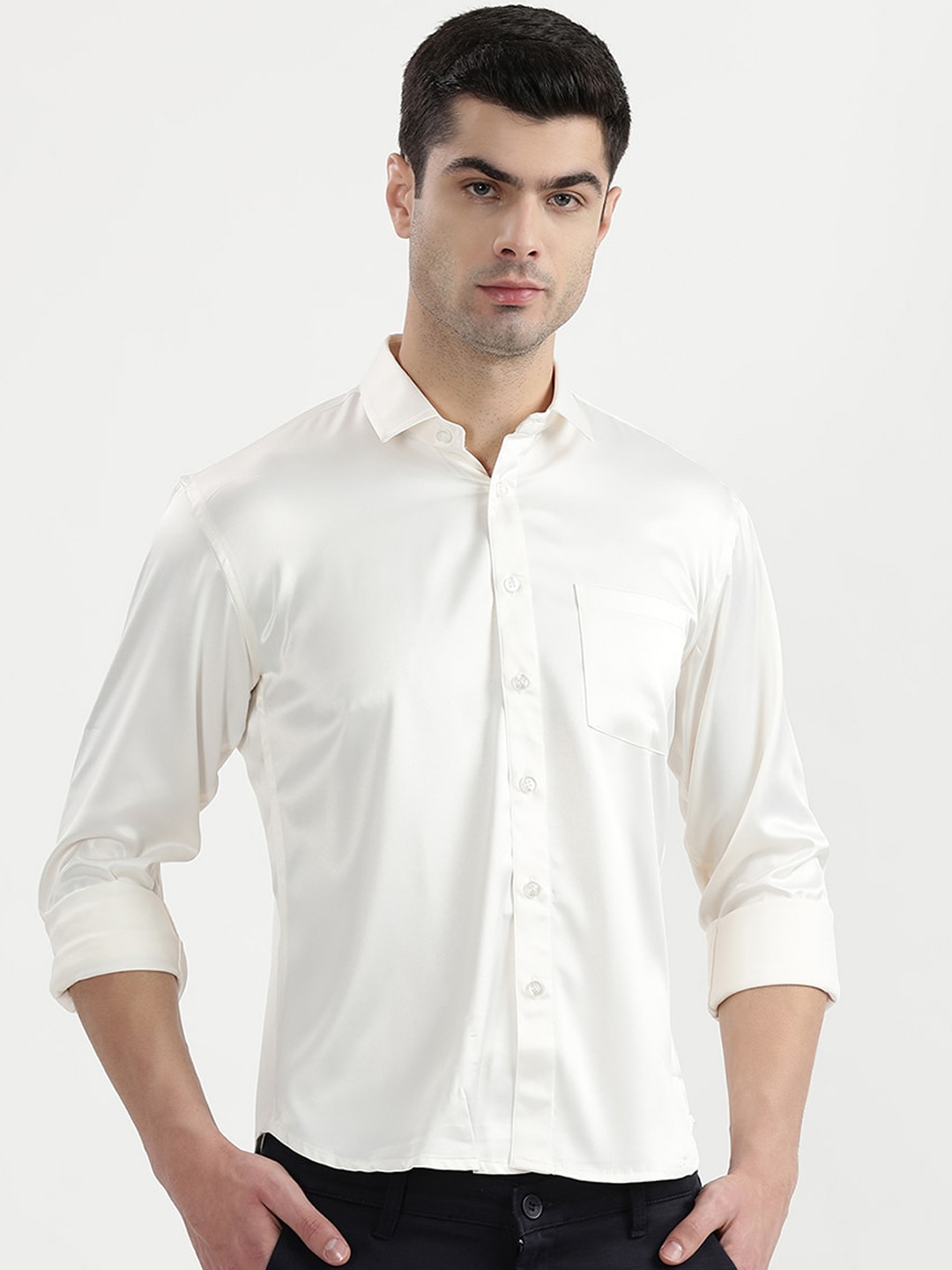 Buy V2 Value & Variety Men White Casual Shirt - Shirts for Men 14576688 ...