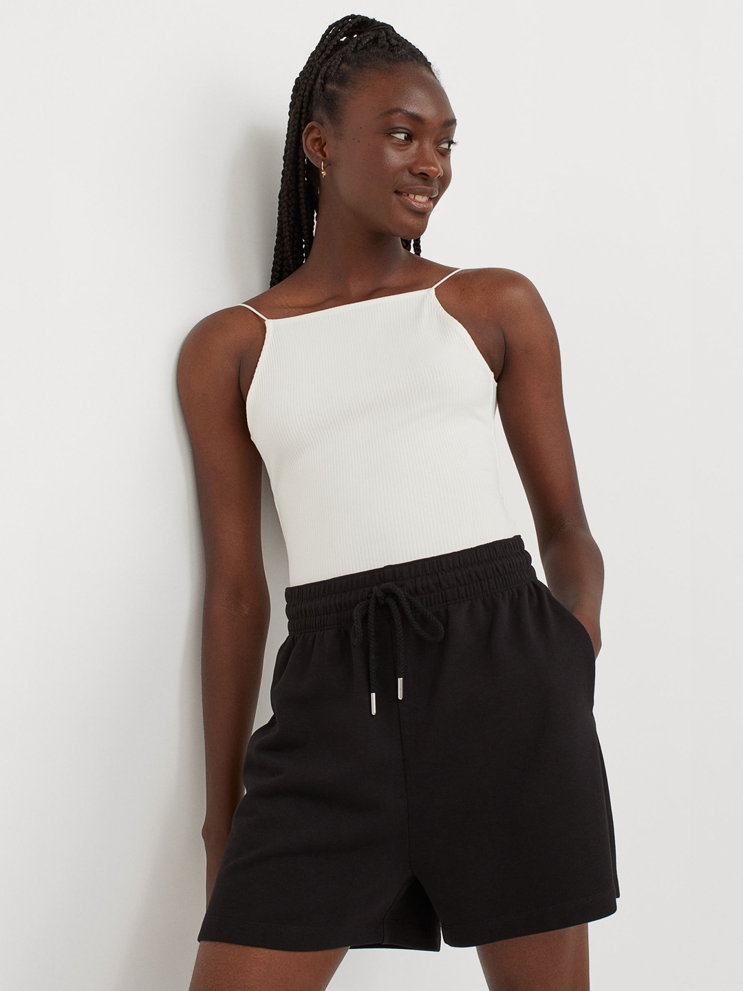 h&m sweat shorts women