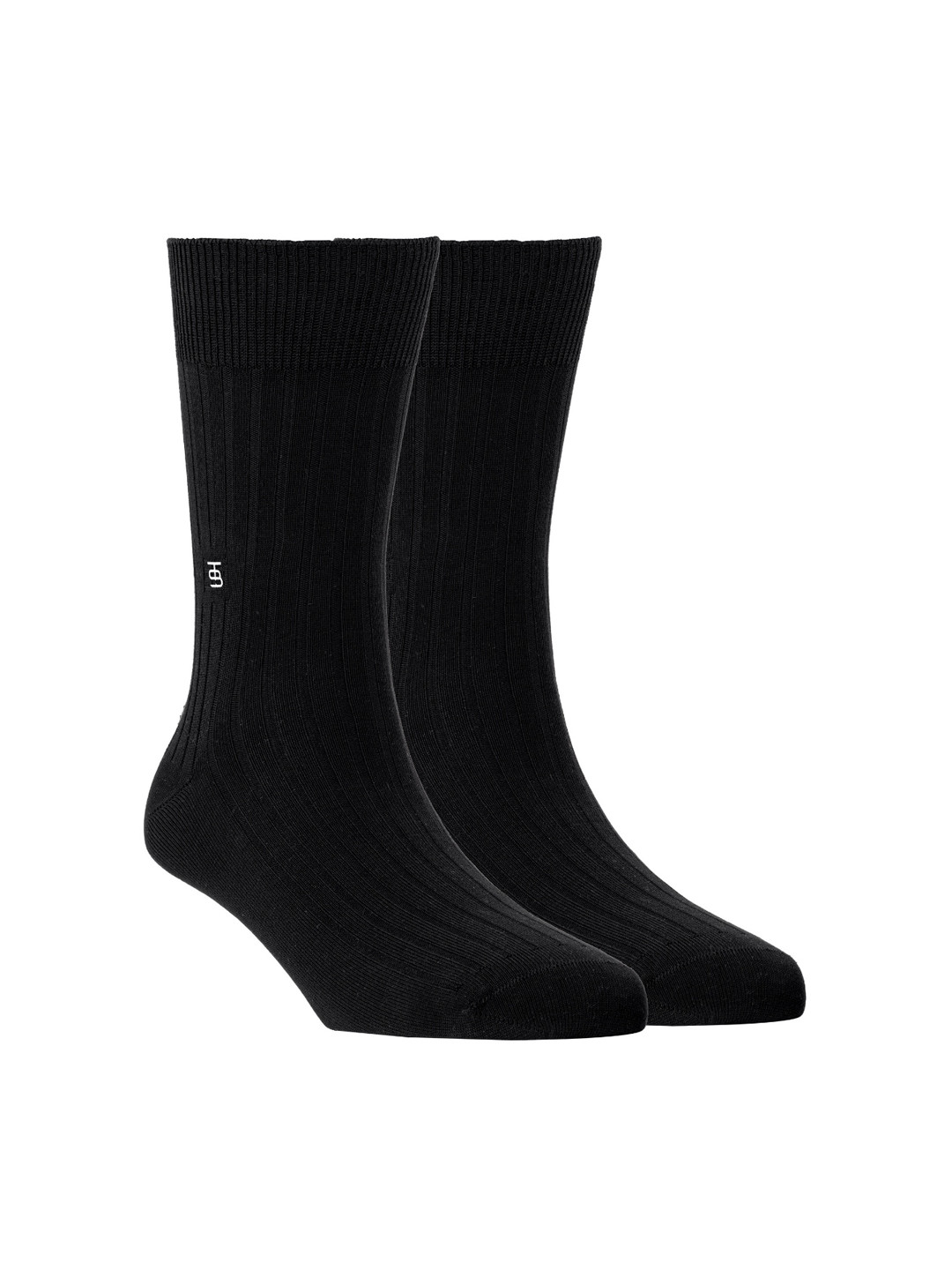 Buy SockSoho Men Black Solid Calf Length Socks Socks for Men 14438838
