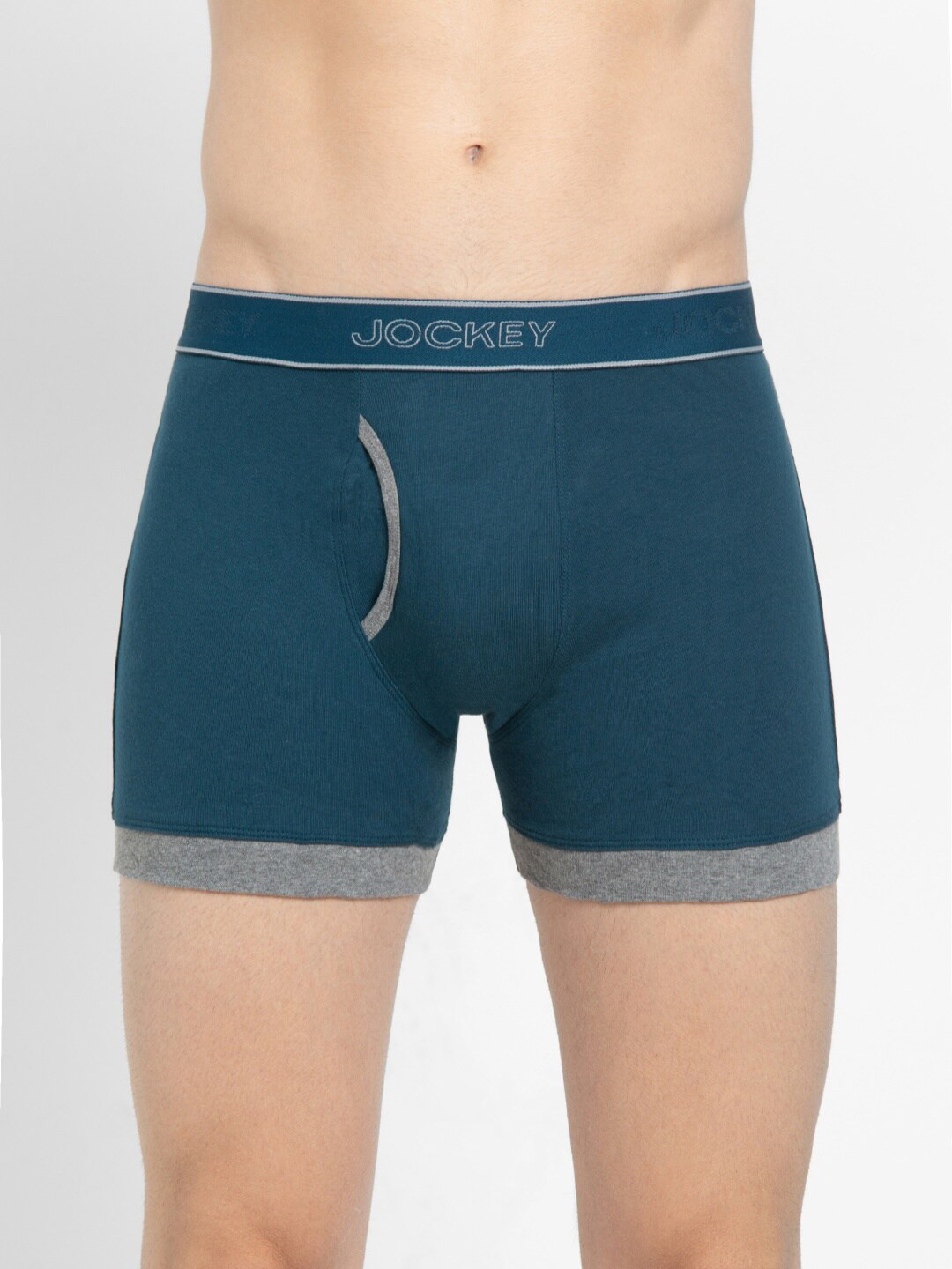 Buy Reflecting Pond & Mid Grey Male Boxer Brief Pack Of 2 Briefs for