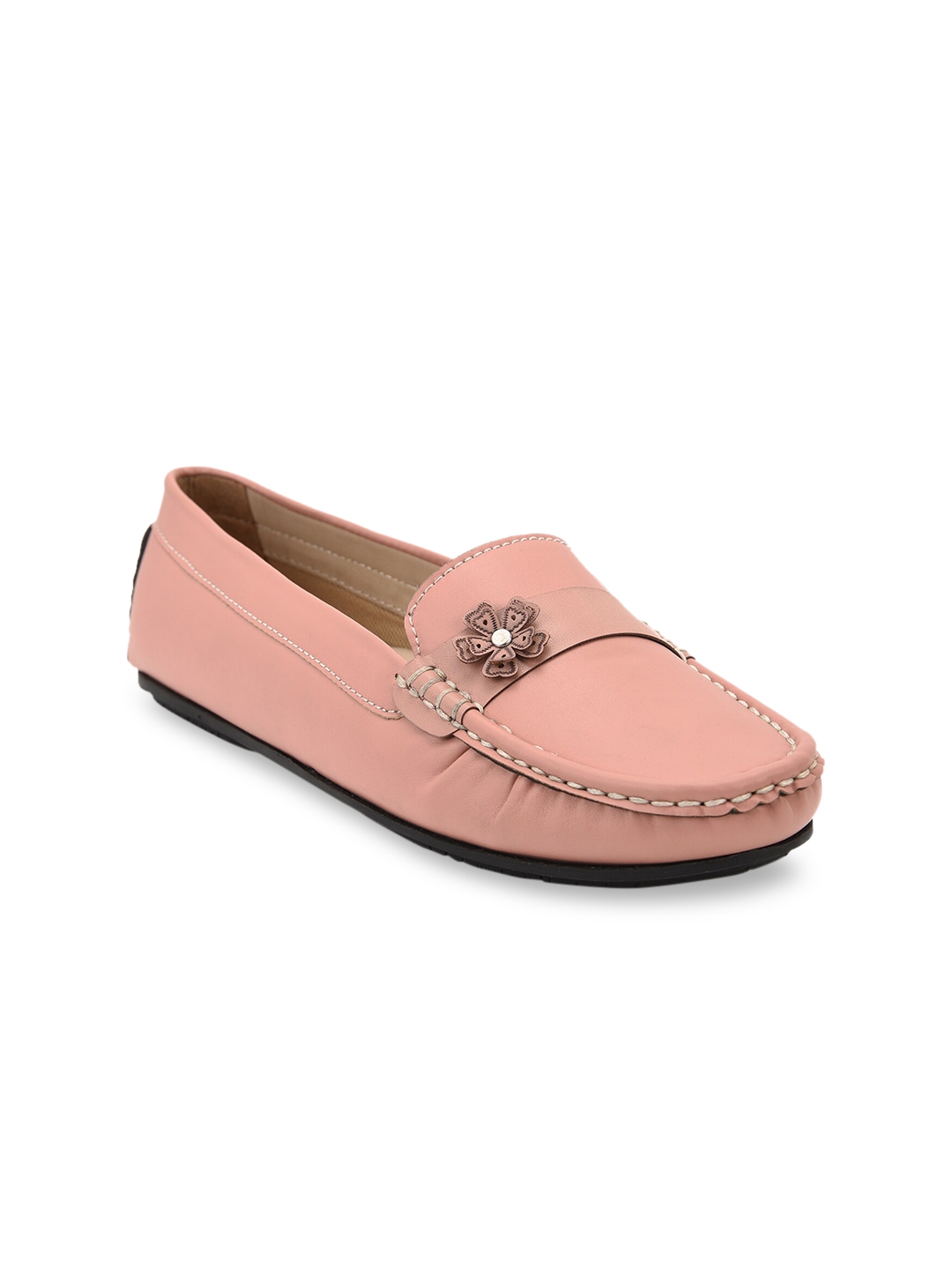 Buy Liberty Women Pink Loafers - Casual Shoes for Women 14598466 | Myntra