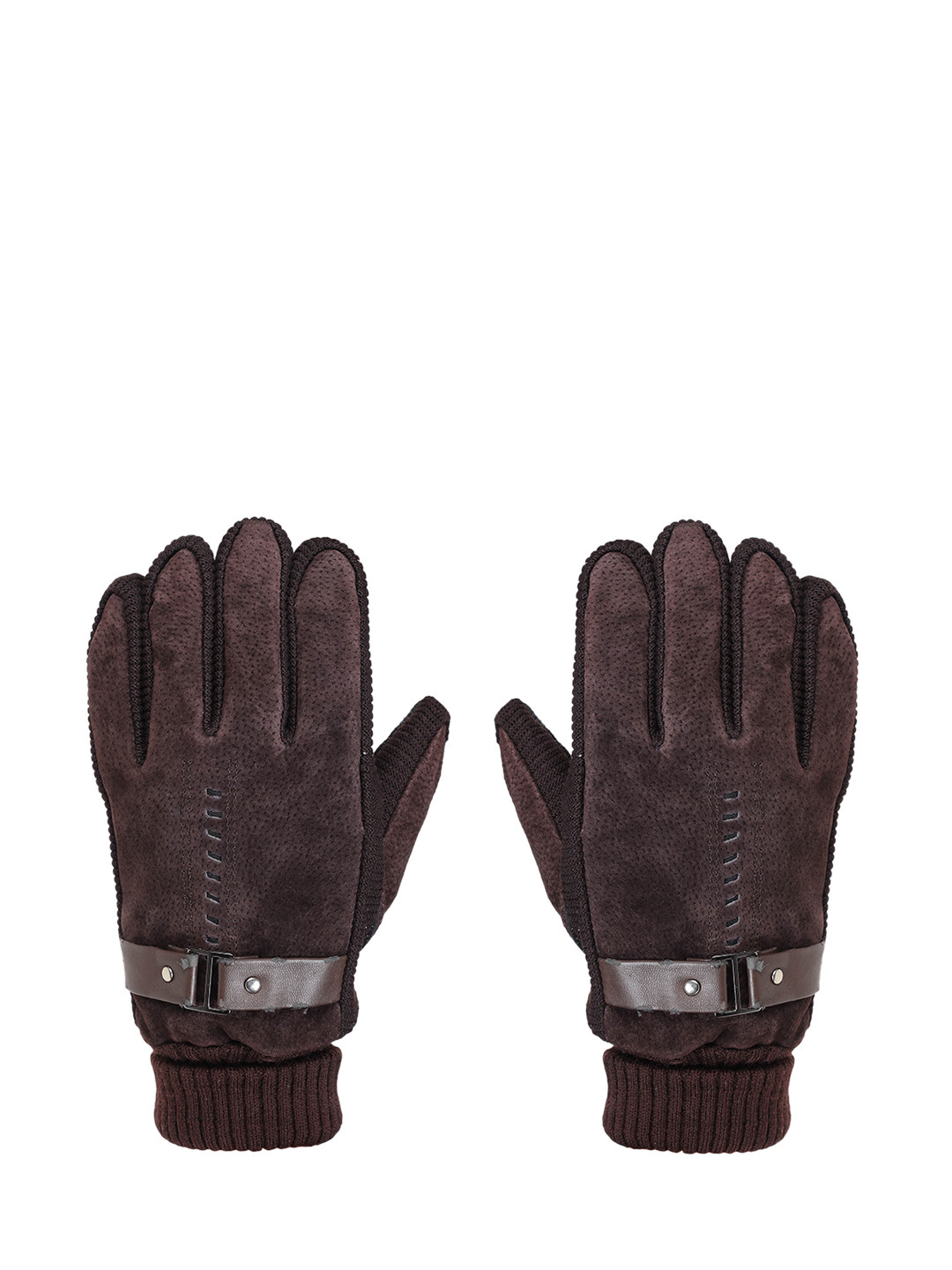 Buy FabSeasons Unisex Brown Winter Gloves Gloves for Unisex 14616096
