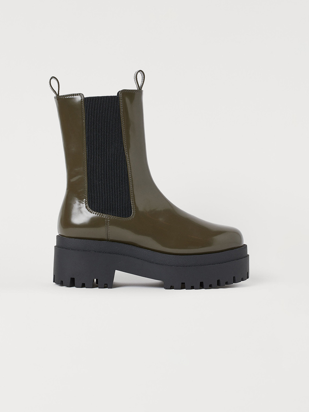 Buy H&M Women Green Platform Chelsea Boots Boots for Women 14651934