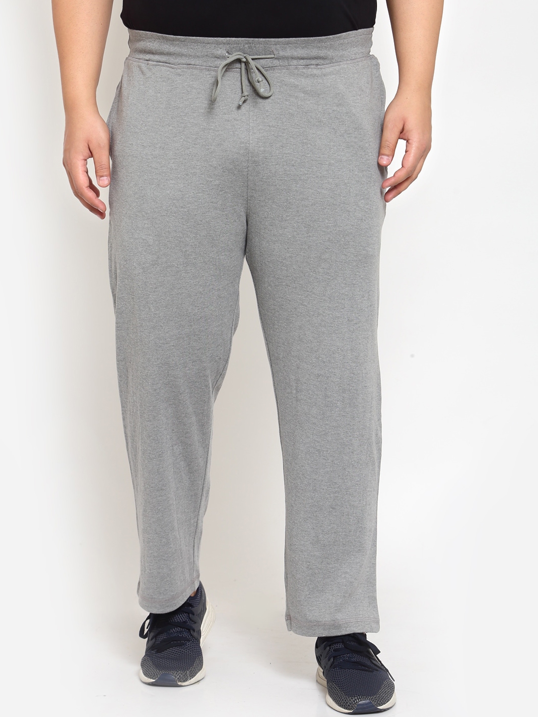 plain grey track pants