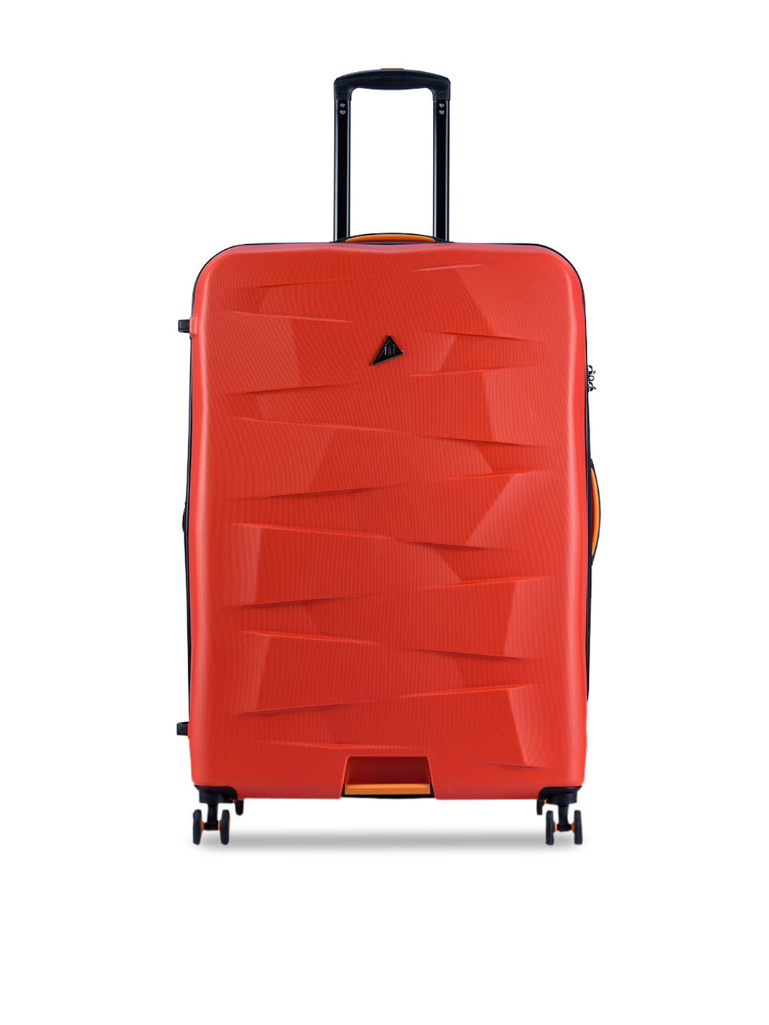 Buy IT Luggage Red Textured Hard Sided Large Cabin Trolley Suitcase