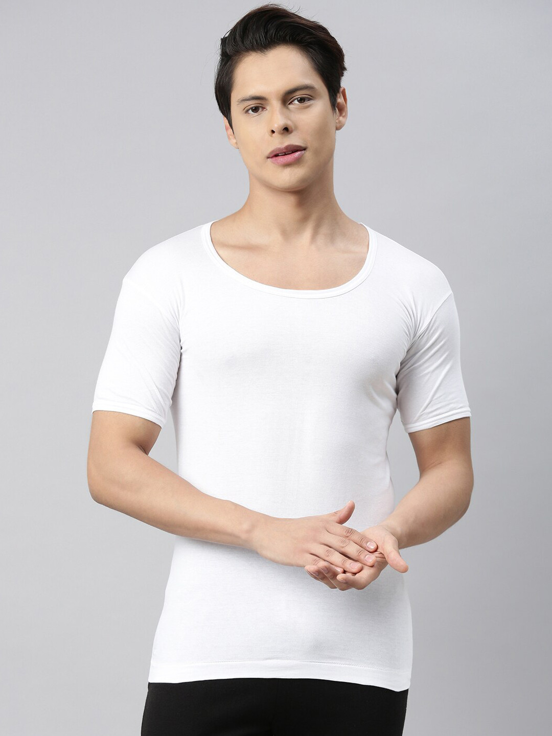 Buy VIP Mens White Pack Of 4 Innerwear Vest Innerwear Vests for Men