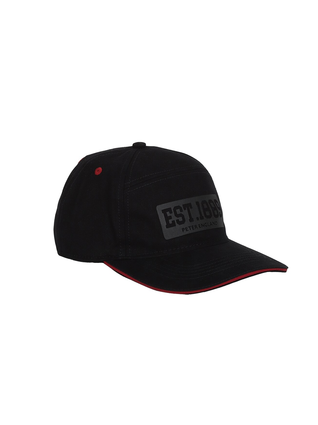 Buy Peter England Men Black & Red Printed Baseball Cap - Caps for Men ...