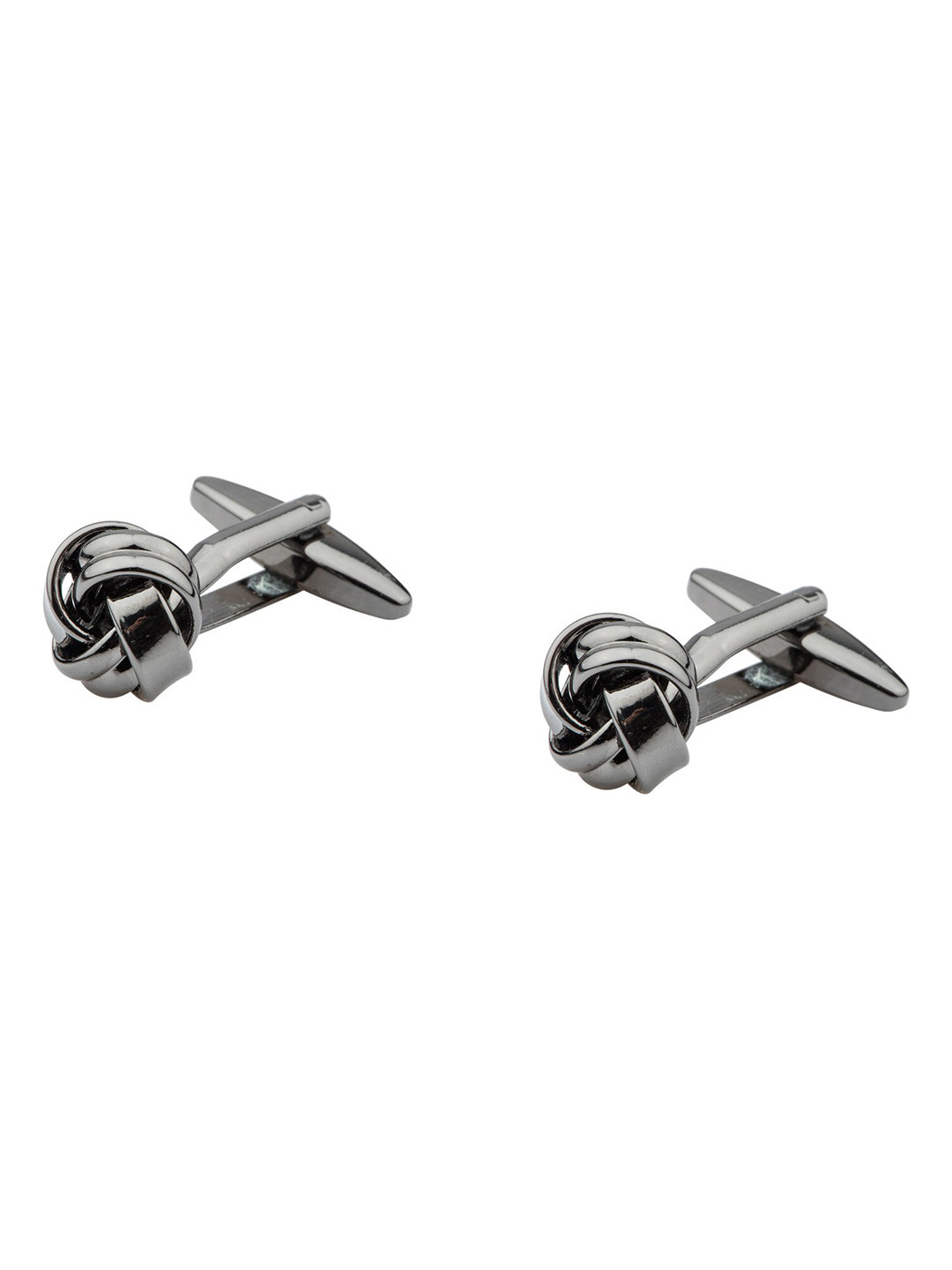 Buy The Tie Hub Gunmetal Toned Quirky Cufflink Cufflinks for Men
