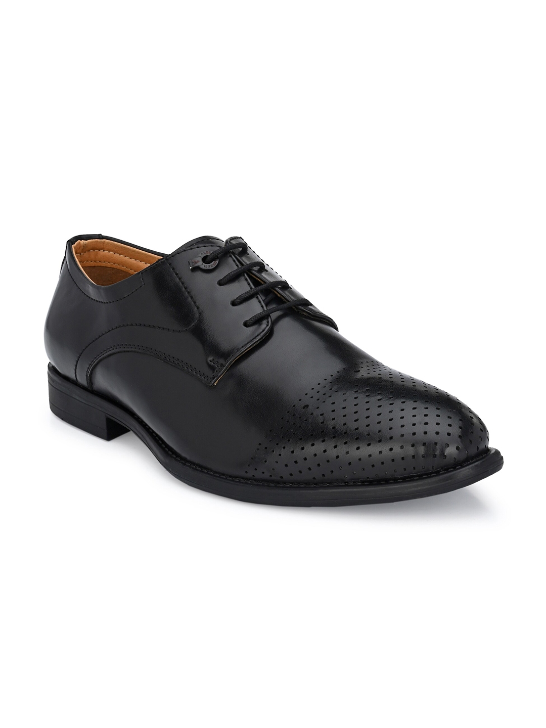 alberto torresi black formal derby shoes