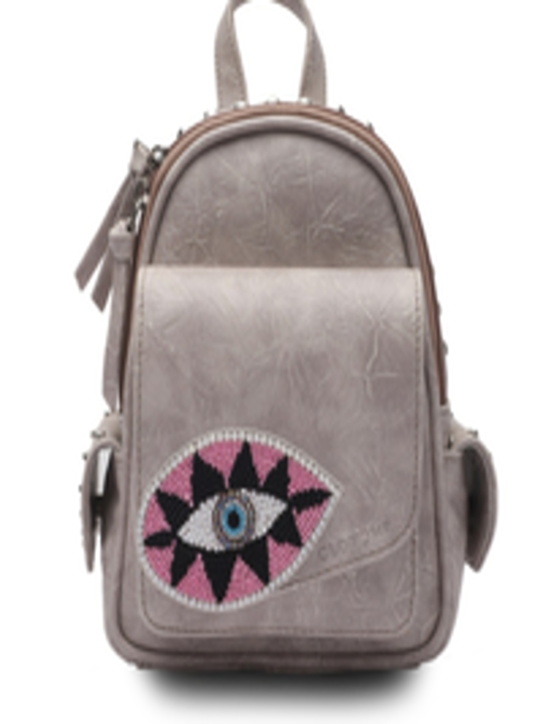 Buy Clotche Beige Evil Eye Backpack - Backpacks for Women 14460642 | Myntra
