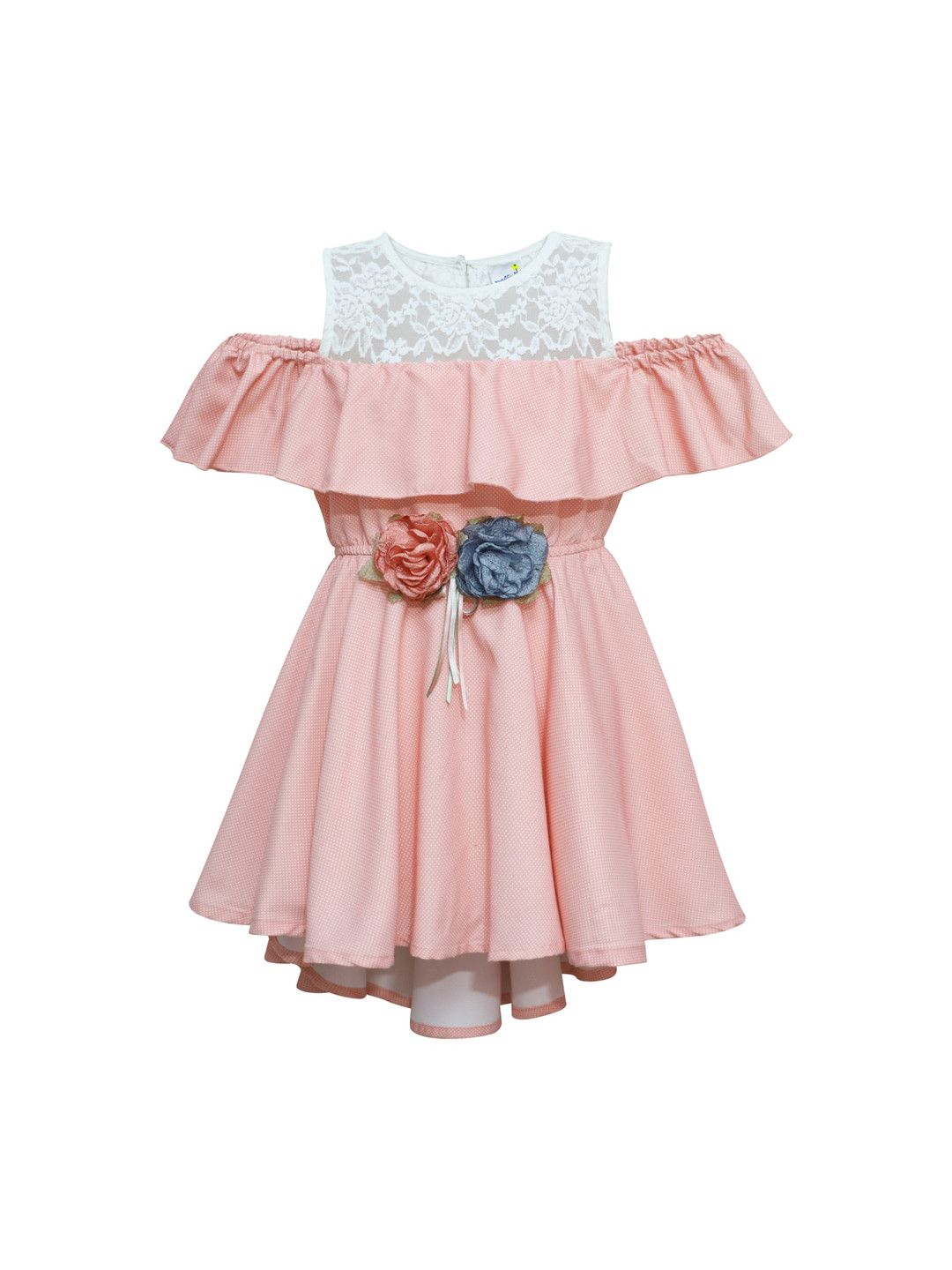 Buy Daffodils GIRLS WEAR Pink Applique Dress Dresses for Girls