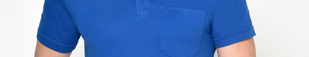 Buy ELEGANCE Men Blue Polo Collar T Shirt - Tshirts for Men 14455004 ...