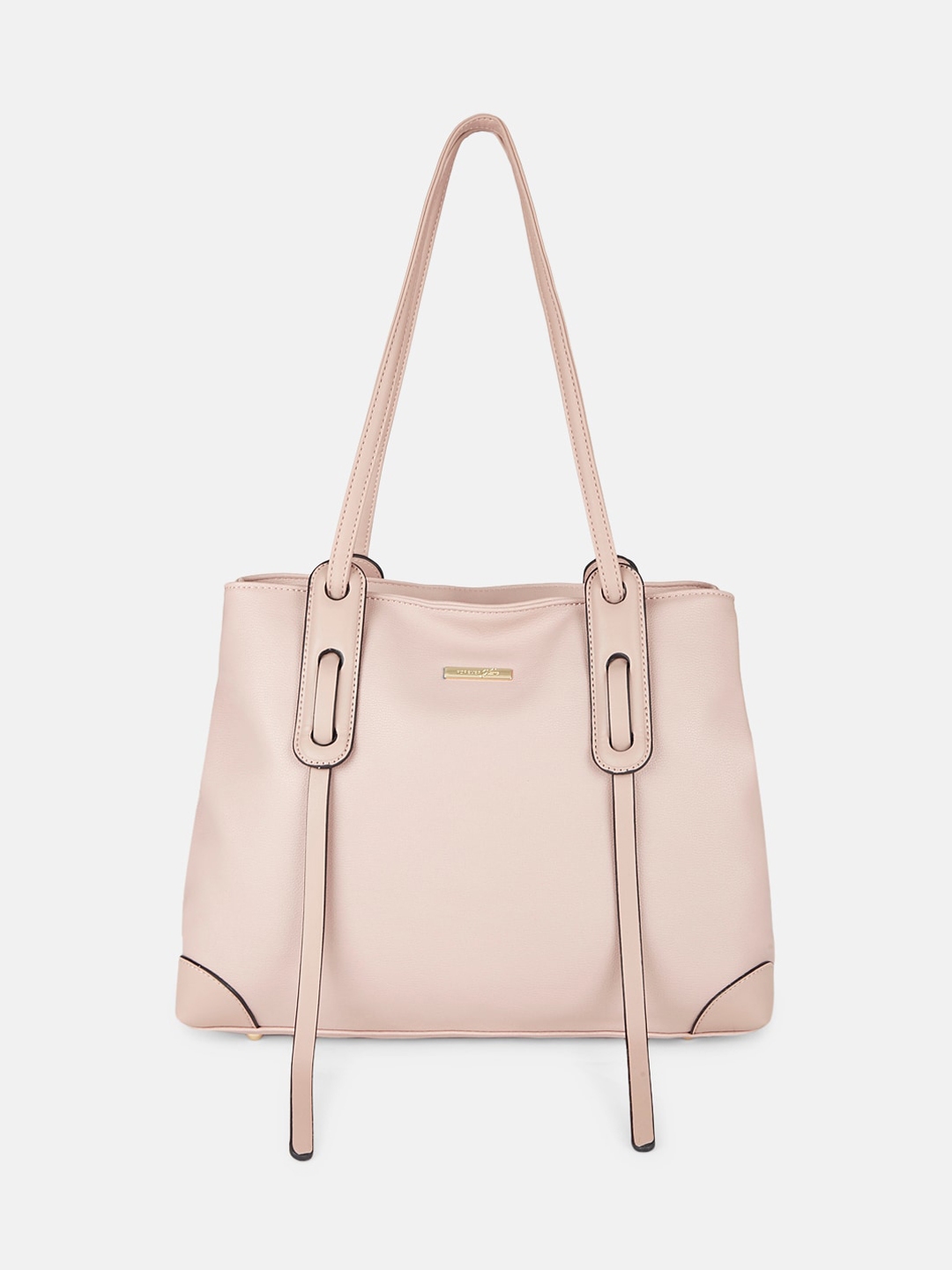 Buy Forever Glam By Pantaloons Blush Structured Shoulder Bag - Handbags ...