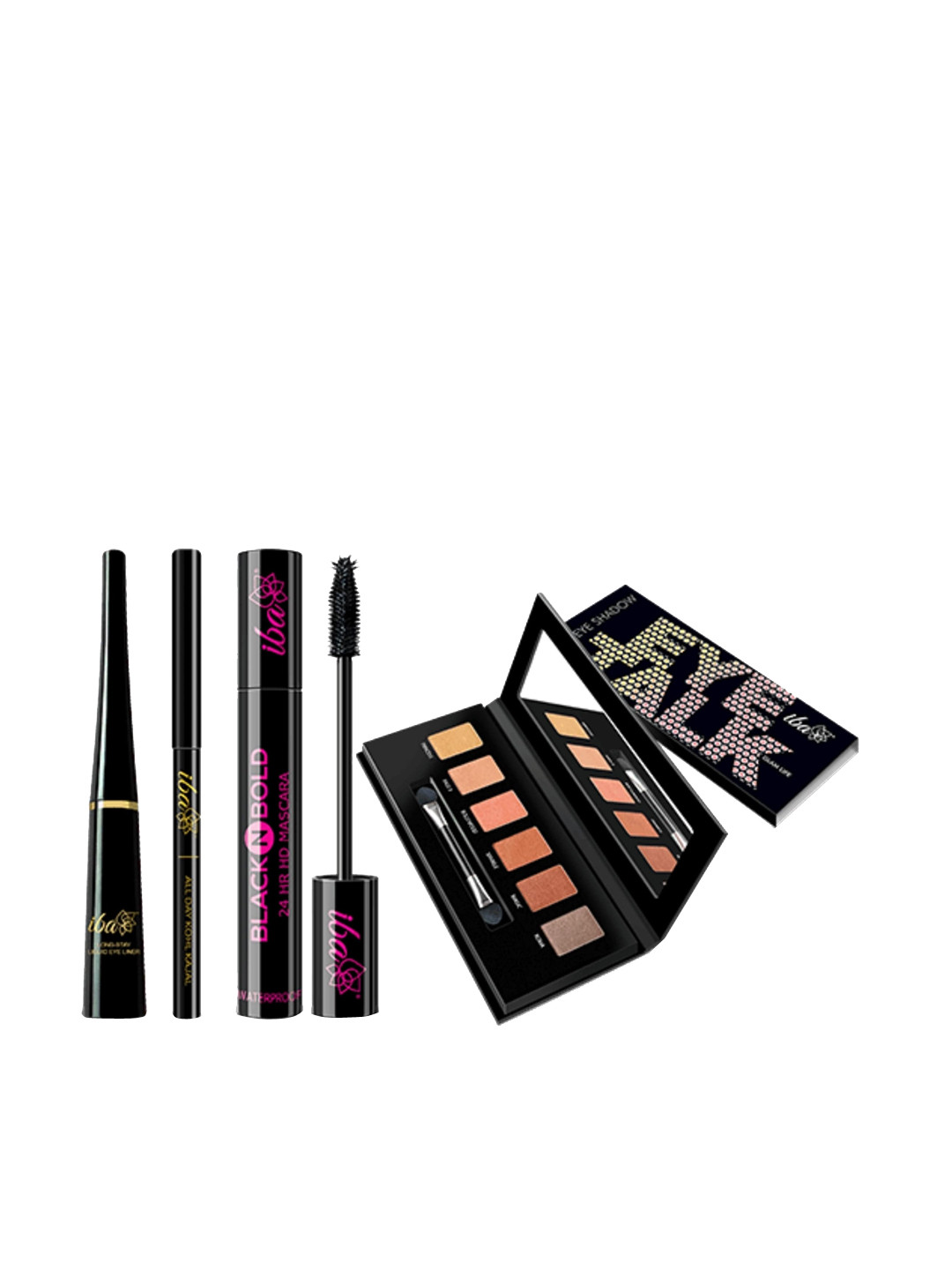 Buy Iba Women Black Eye Makeup Combo Makeup Kit for Women 14785604