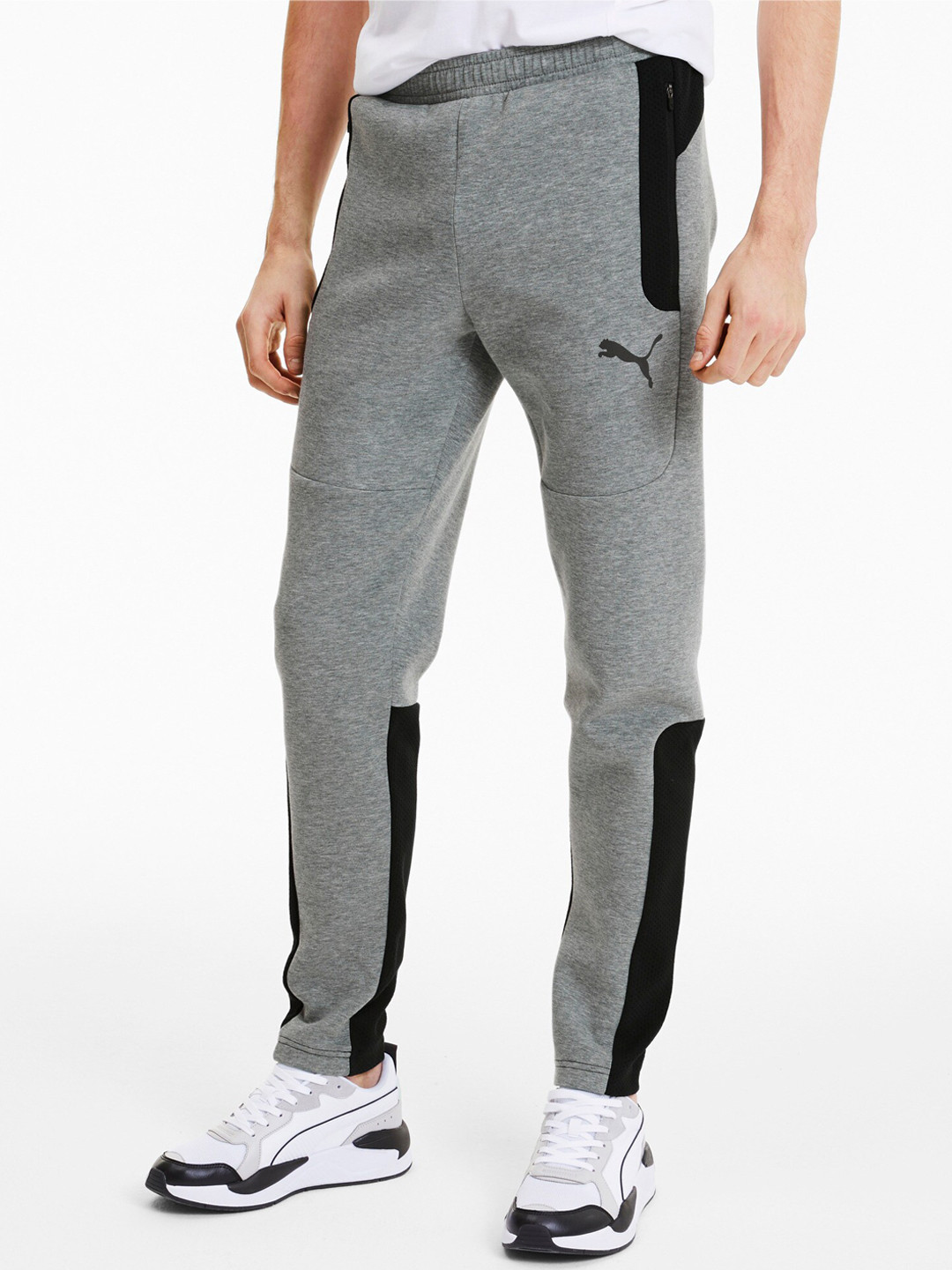 Buy Puma Men Grey Solid Track Pants Track Pants for Men 14785684 Myntra